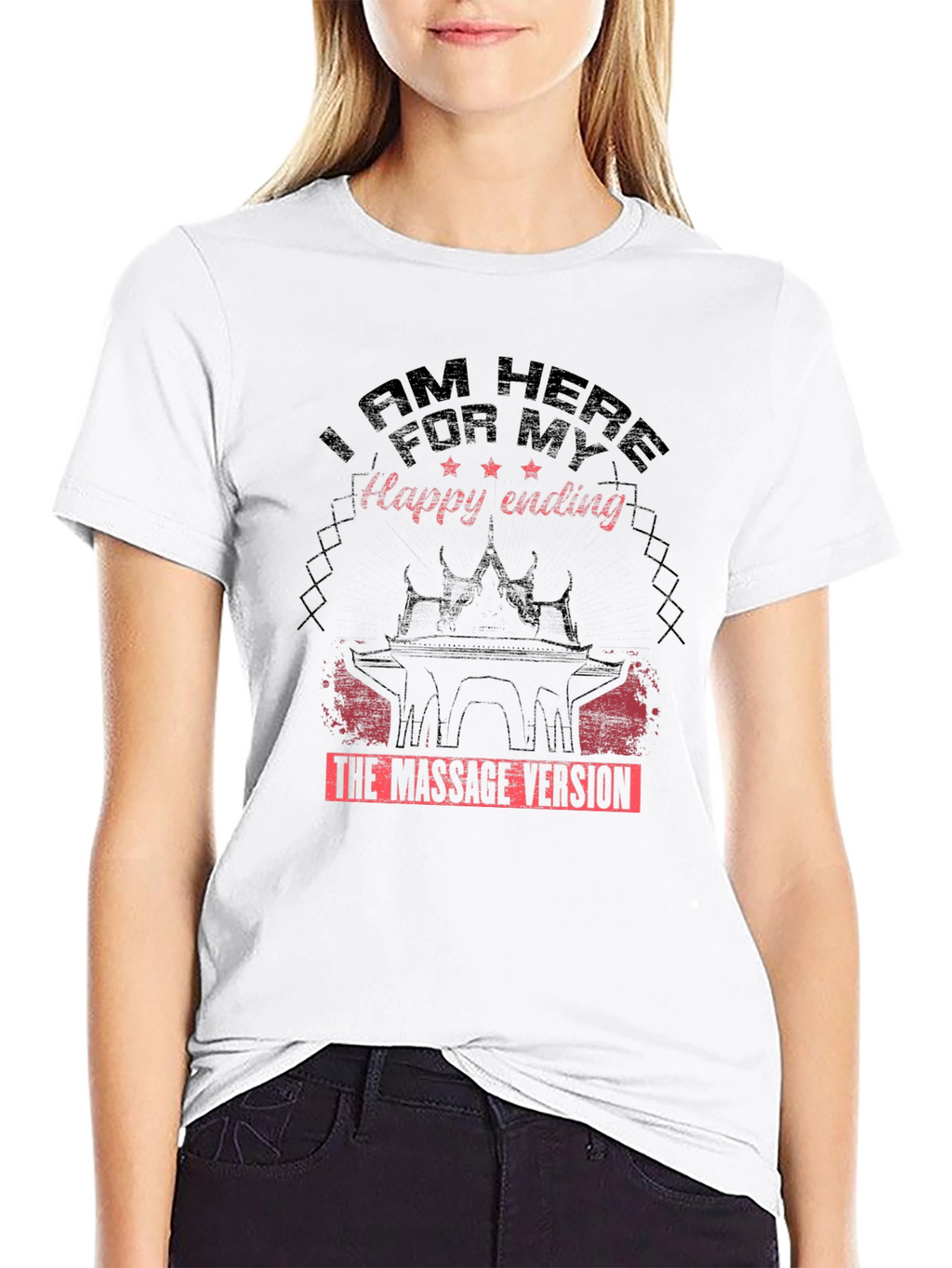 Funny Massage Version Graphic Tee
