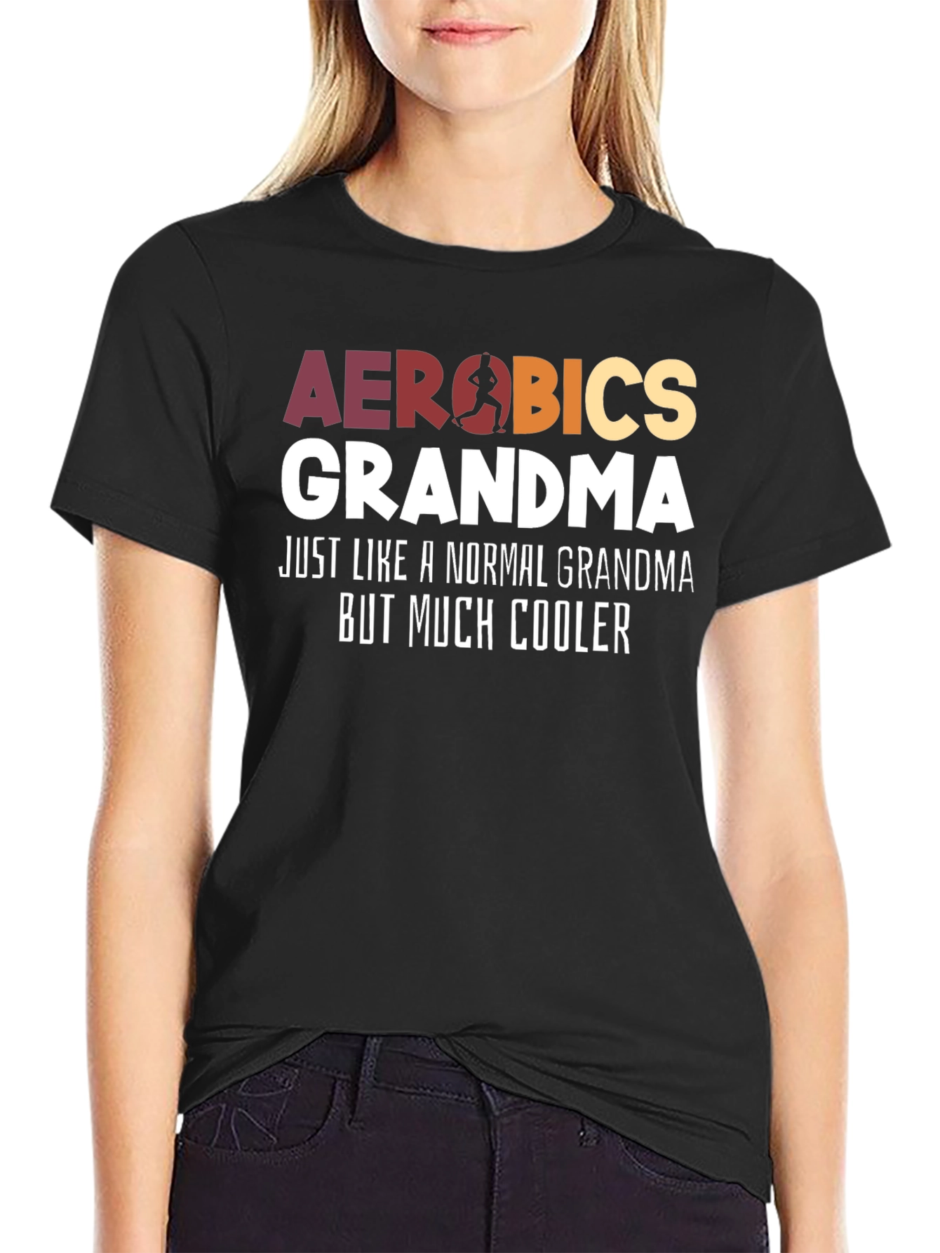 Aerobics Grandma T-Shirt - Cool Grandma Tee