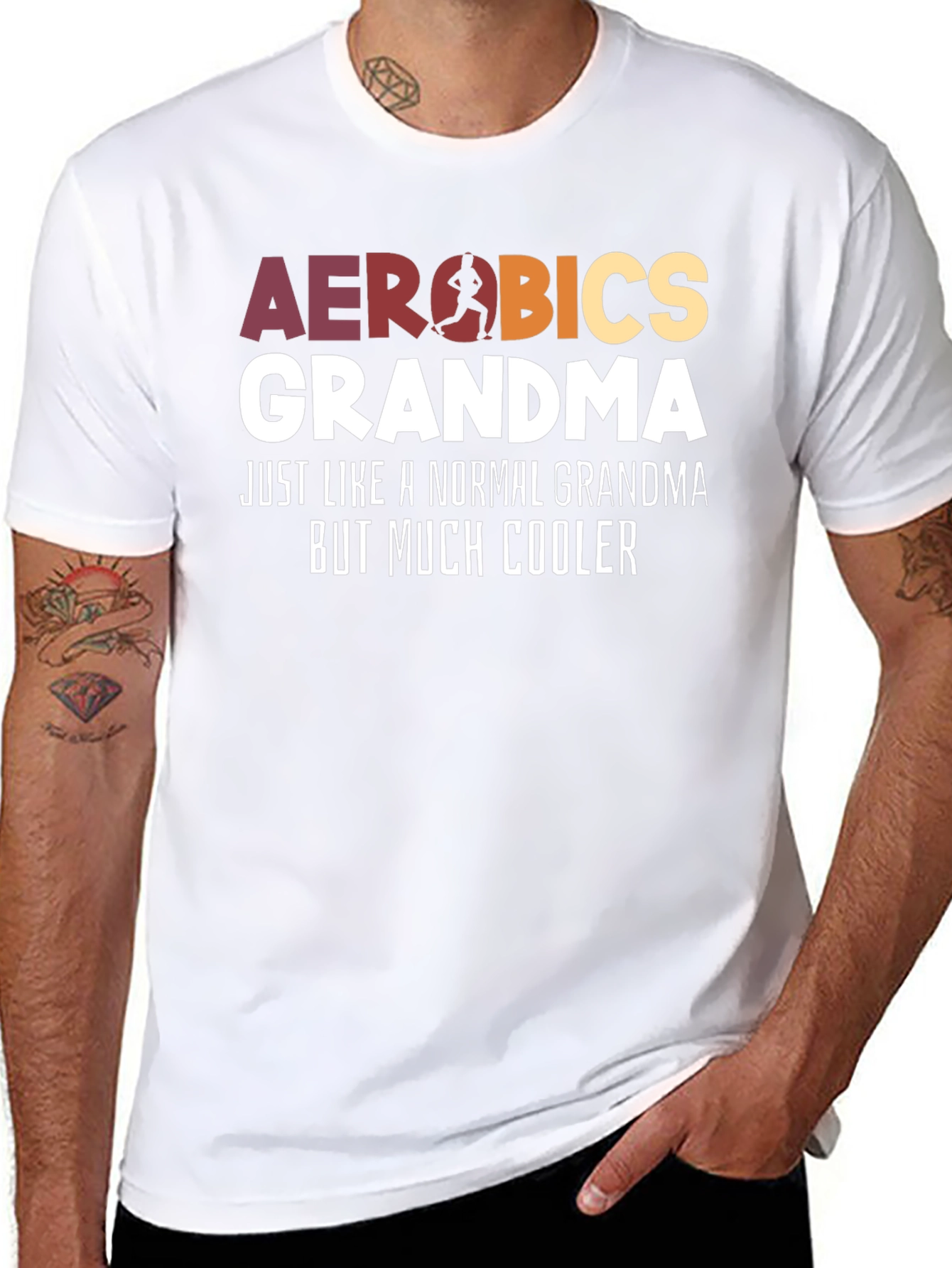 Aerobics Grandma T-Shirt - Cool Grandma Tee