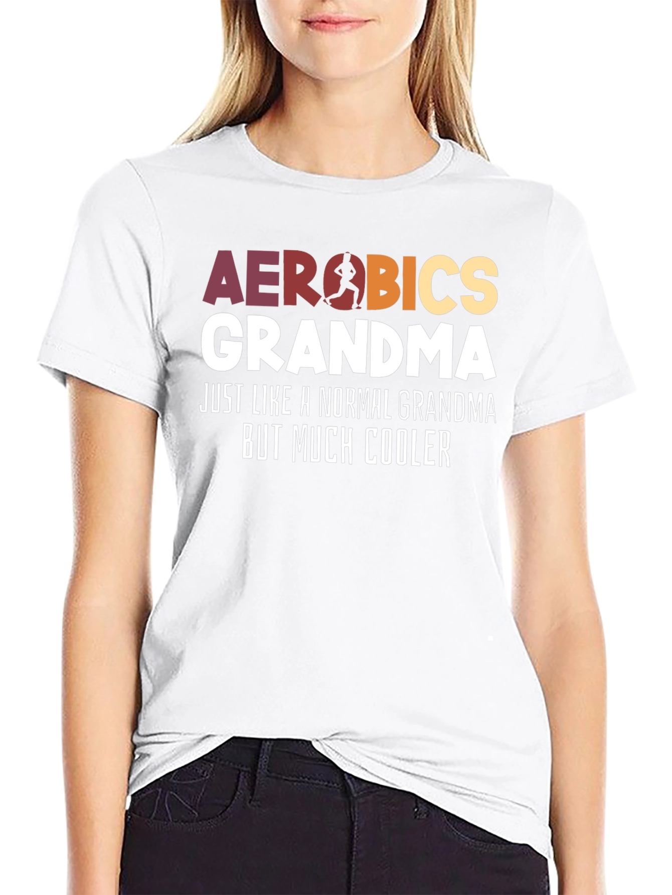 Aerobics Grandma T-Shirt - Cool Grandma Tee