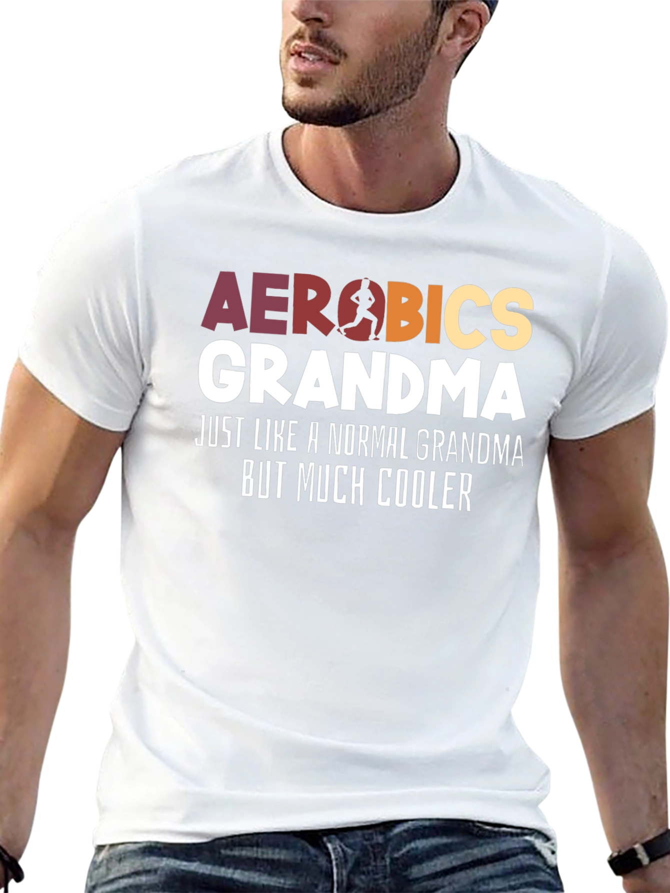 Aerobics Grandma T-Shirt - Cool Grandma Tee