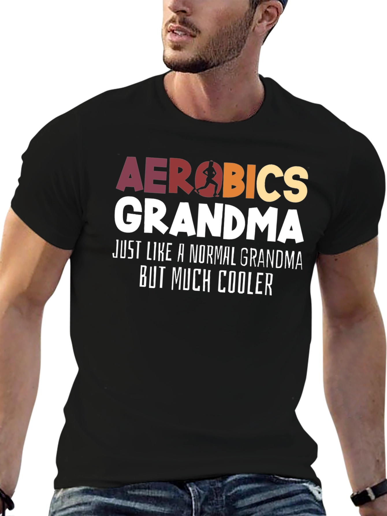 Aerobics Grandma T-Shirt - Cool Grandma Tee