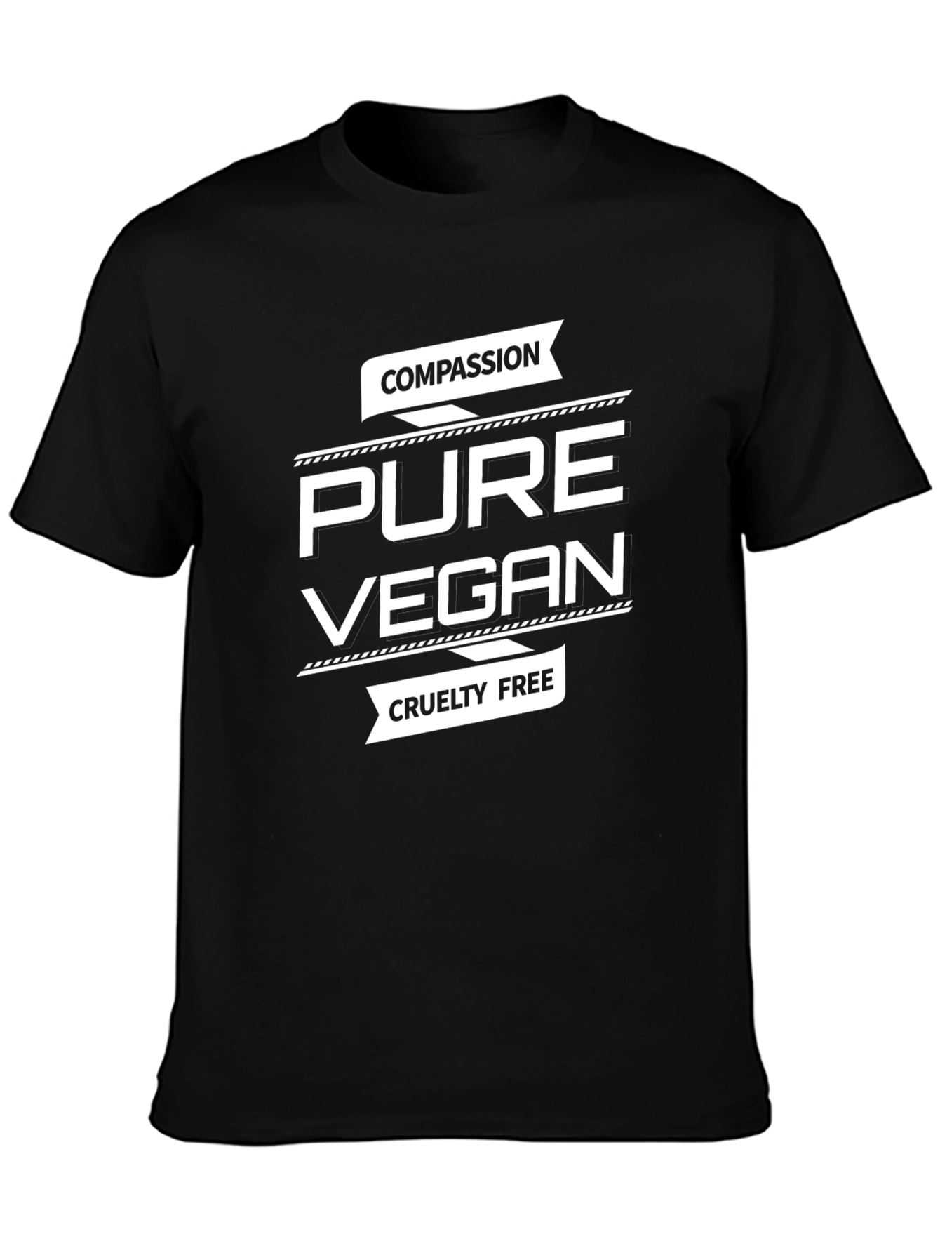 Pure Vegan T-Shirt: Compassion & Cruelty-Free