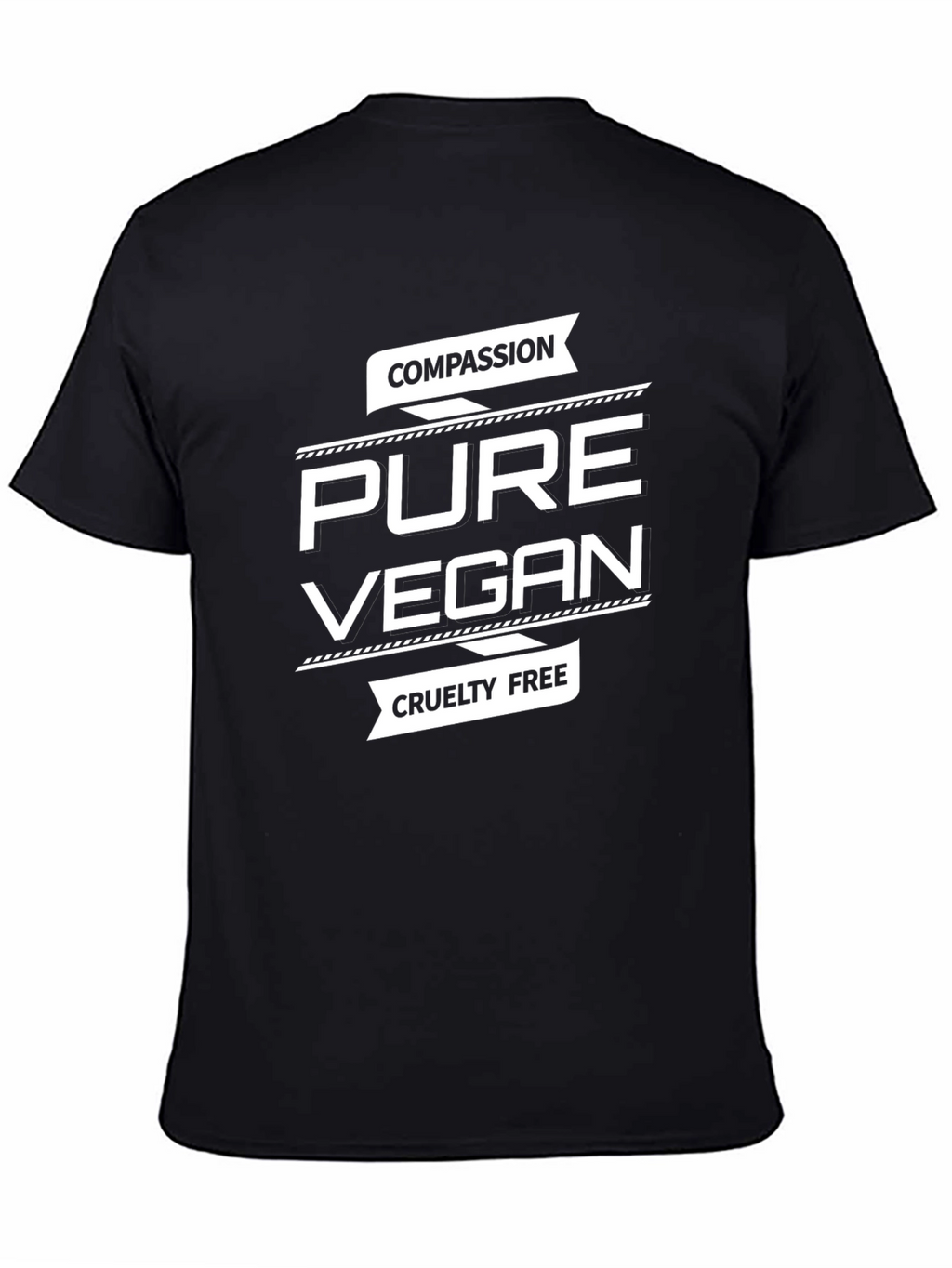 Pure Vegan T-Shirt: Compassion & Cruelty-Free