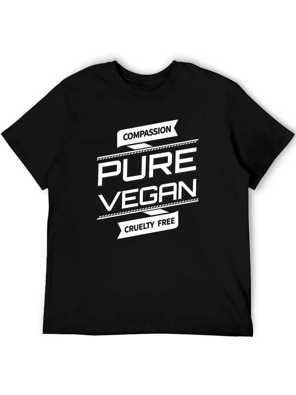 Pure Vegan T-Shirt: Compassion & Cruelty-Free