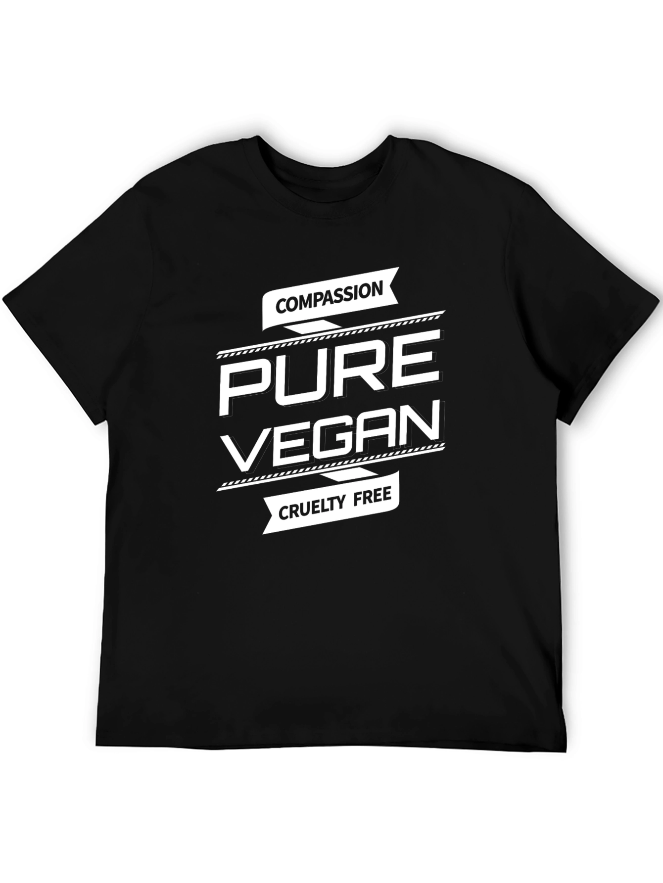 Pure Vegan T-Shirt: Compassion & Cruelty-Free
