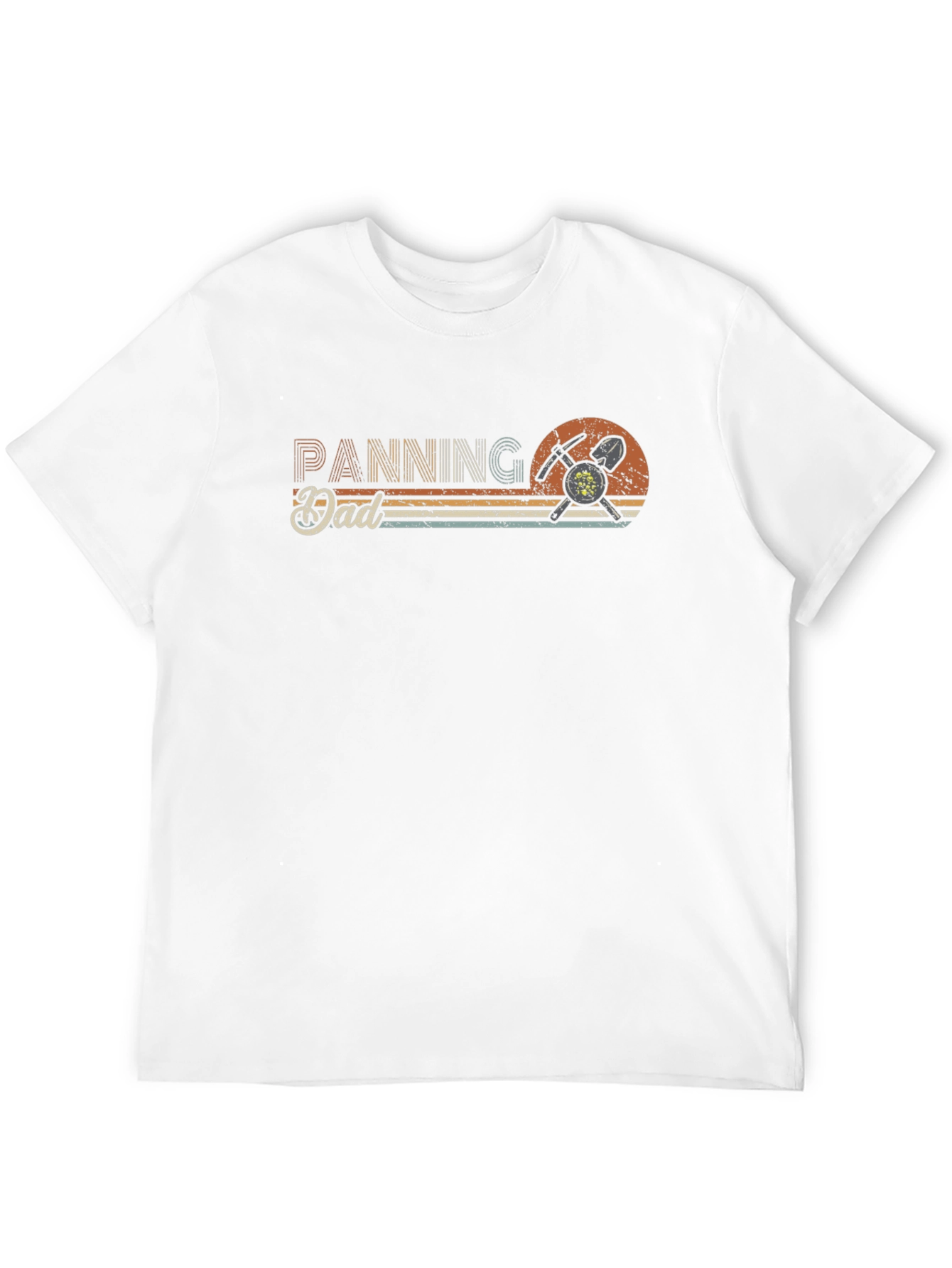 Panning Dad T-Shirt: Gold Mining Retro Style Tee