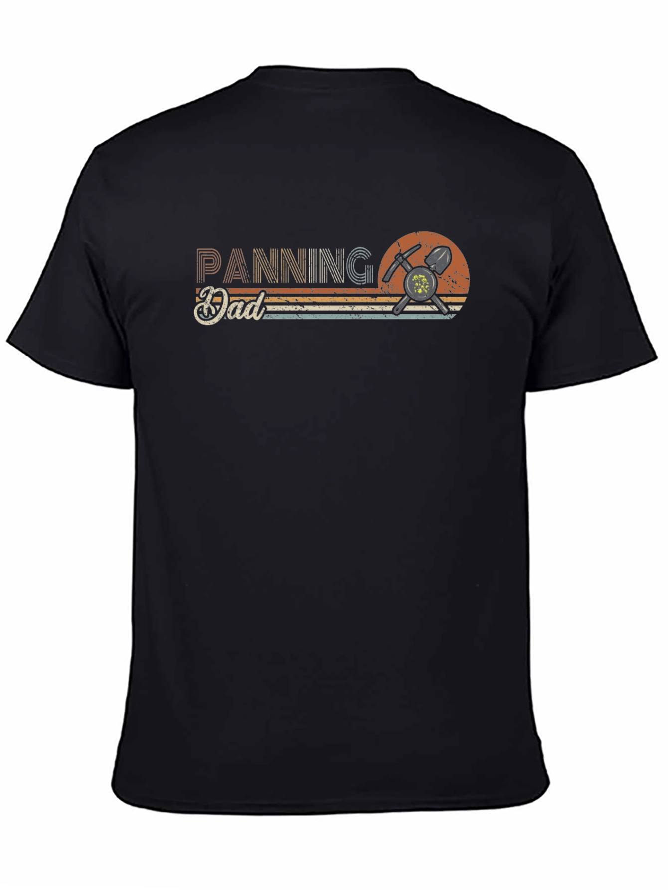 Panning Dad T-Shirt: Gold Mining Retro Style Tee