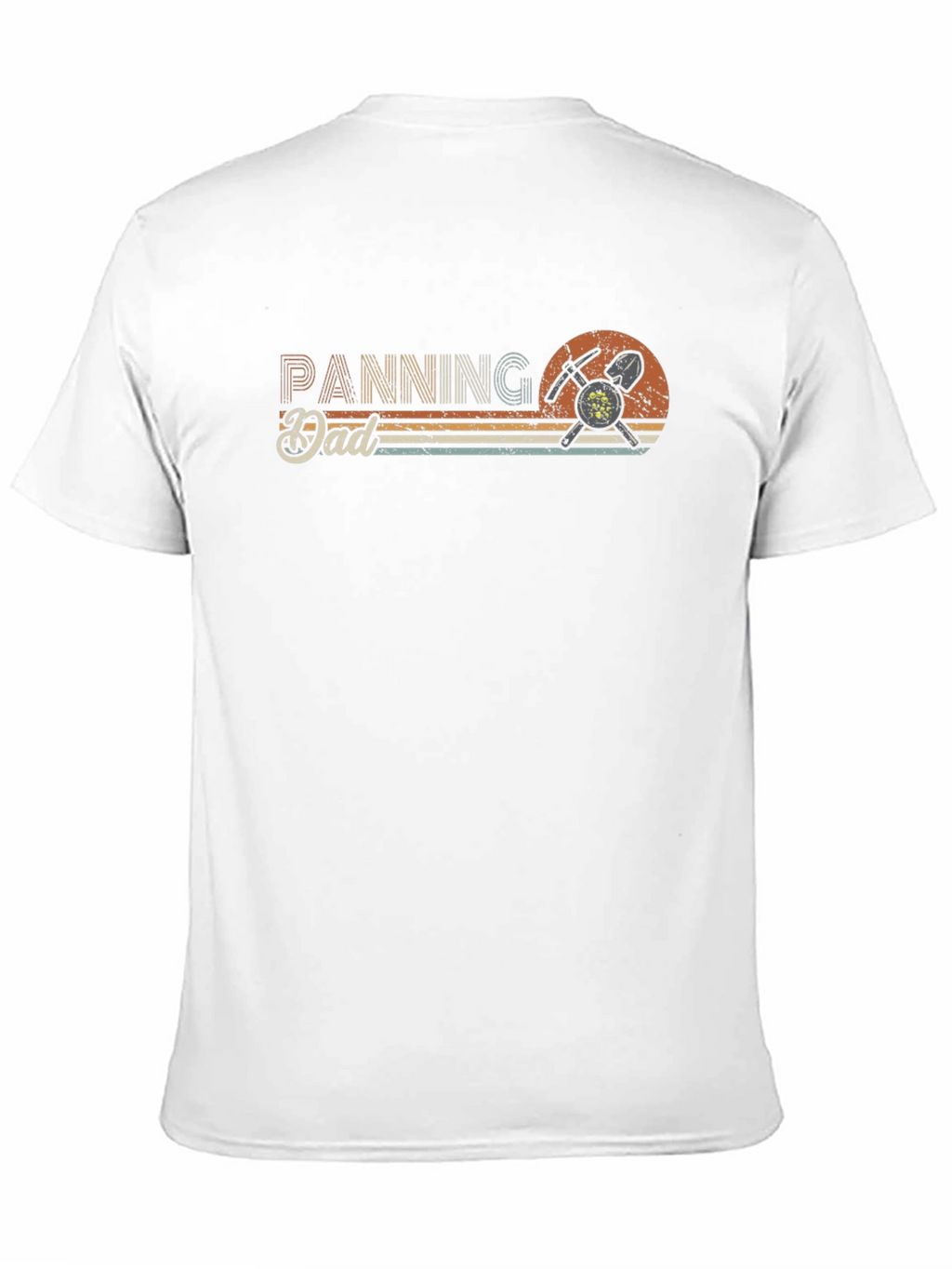 Panning Dad T-Shirt: Gold Mining Retro Style Tee