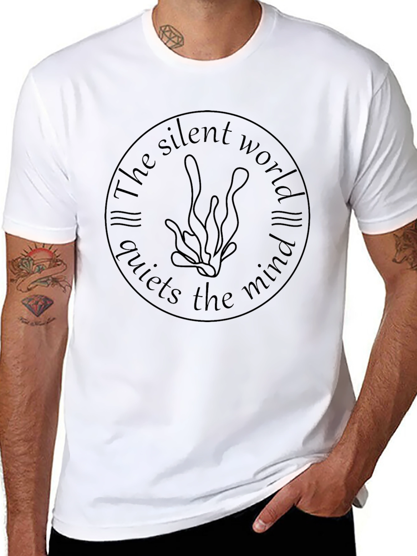 Silent World T-Shirt - Meditative Mind Apparel