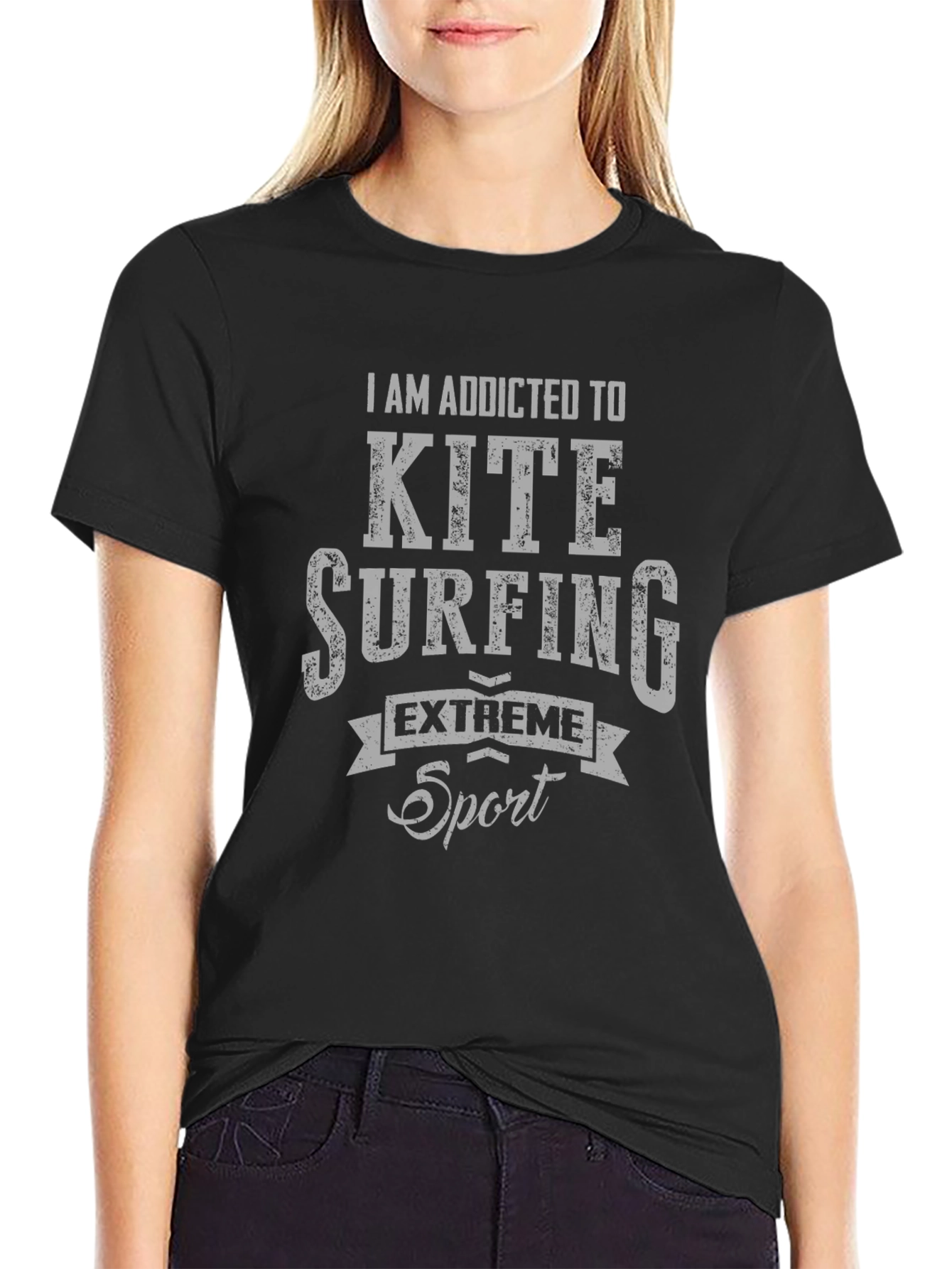 Addicted to Kite Surfing T-Shirt - Extreme Sport Tee