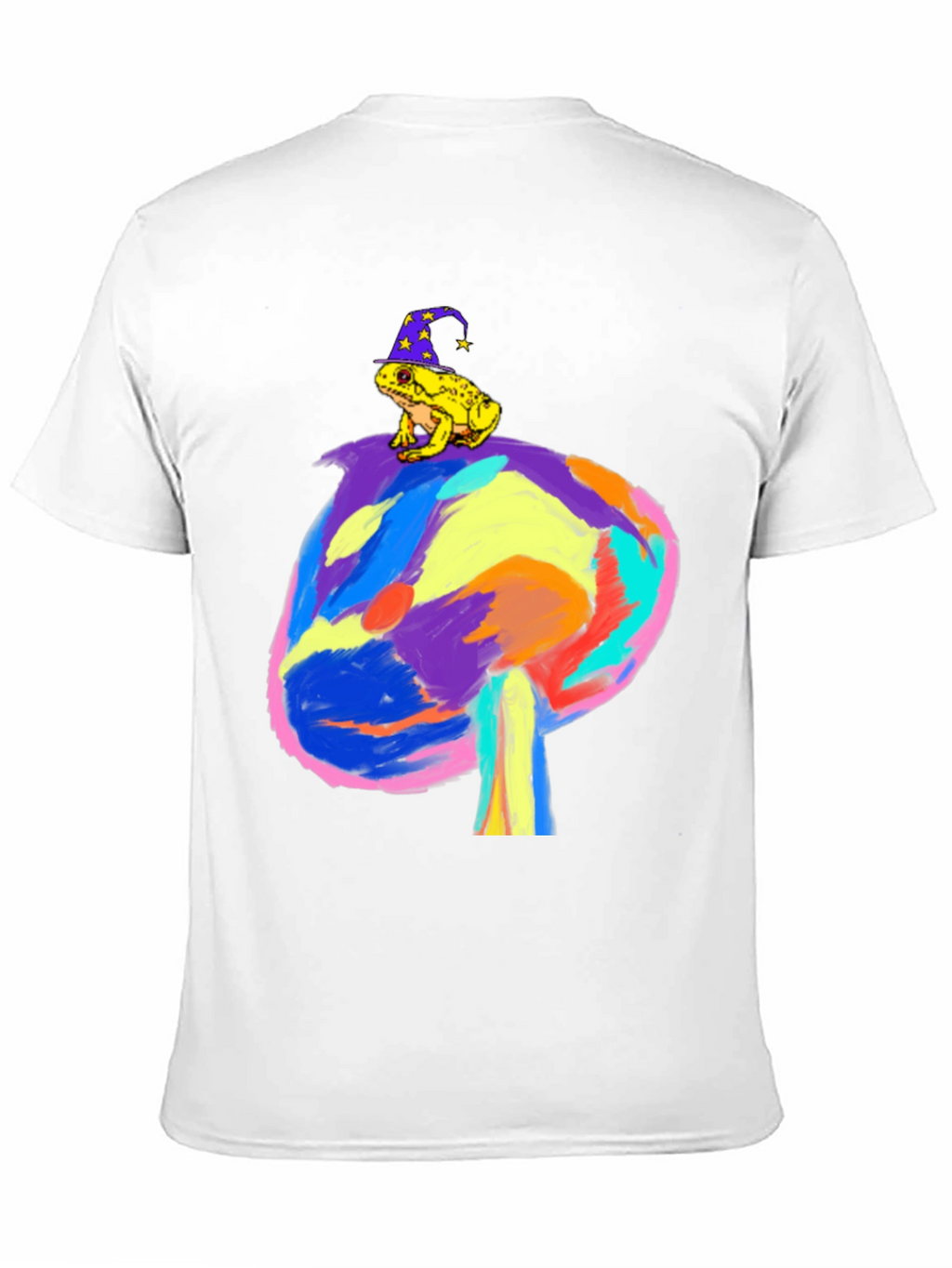 Wizard Frog on Mushroom Tee