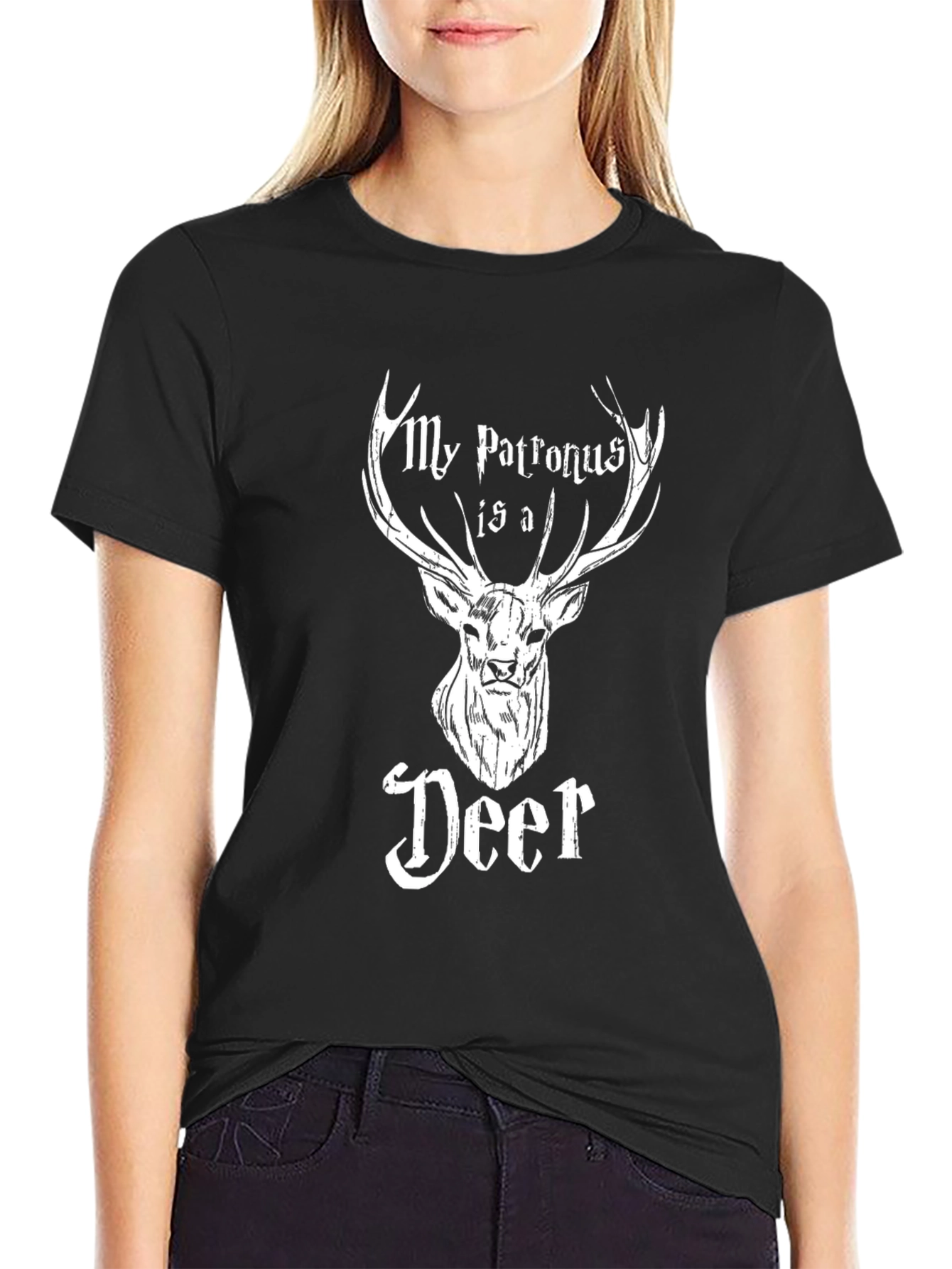 My Patronus Is A Deer Graphic Tee