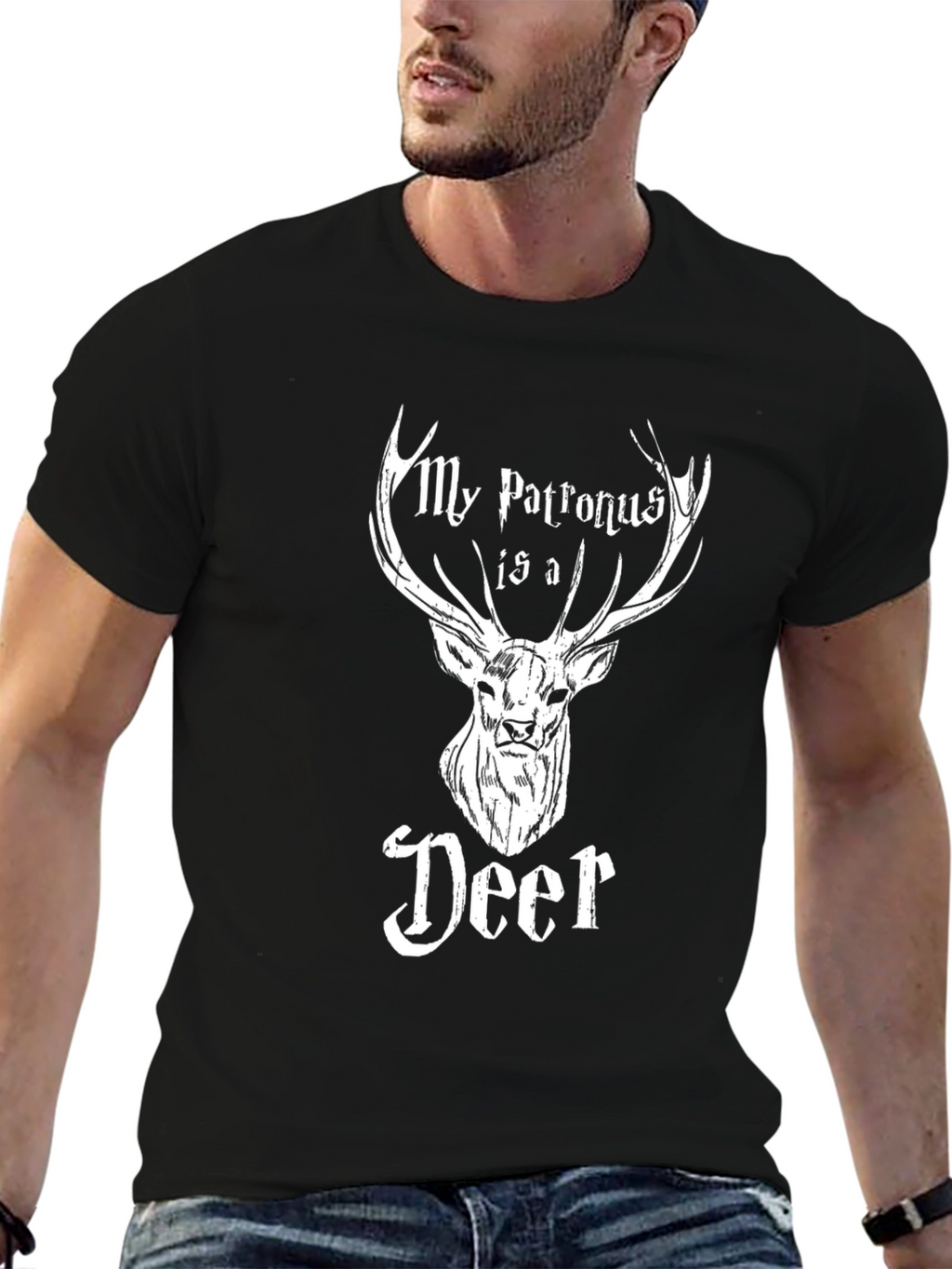 My Patronus Is A Deer Graphic Tee