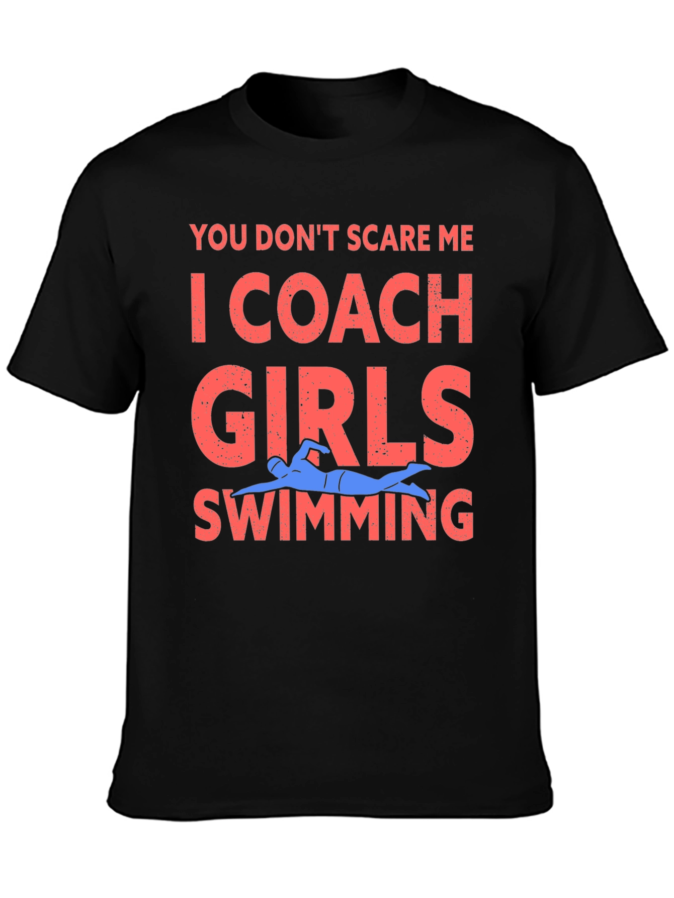 Coach Girls Swimming Graphic Tee