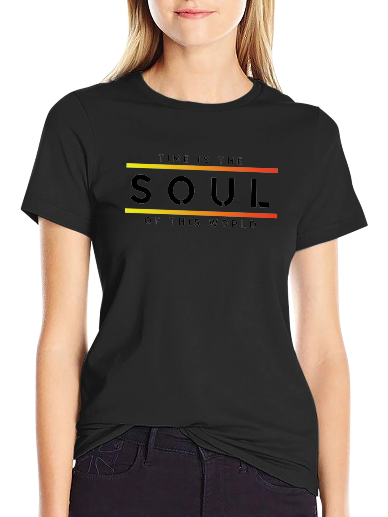 Time is the Soul Graphic Tee - Black