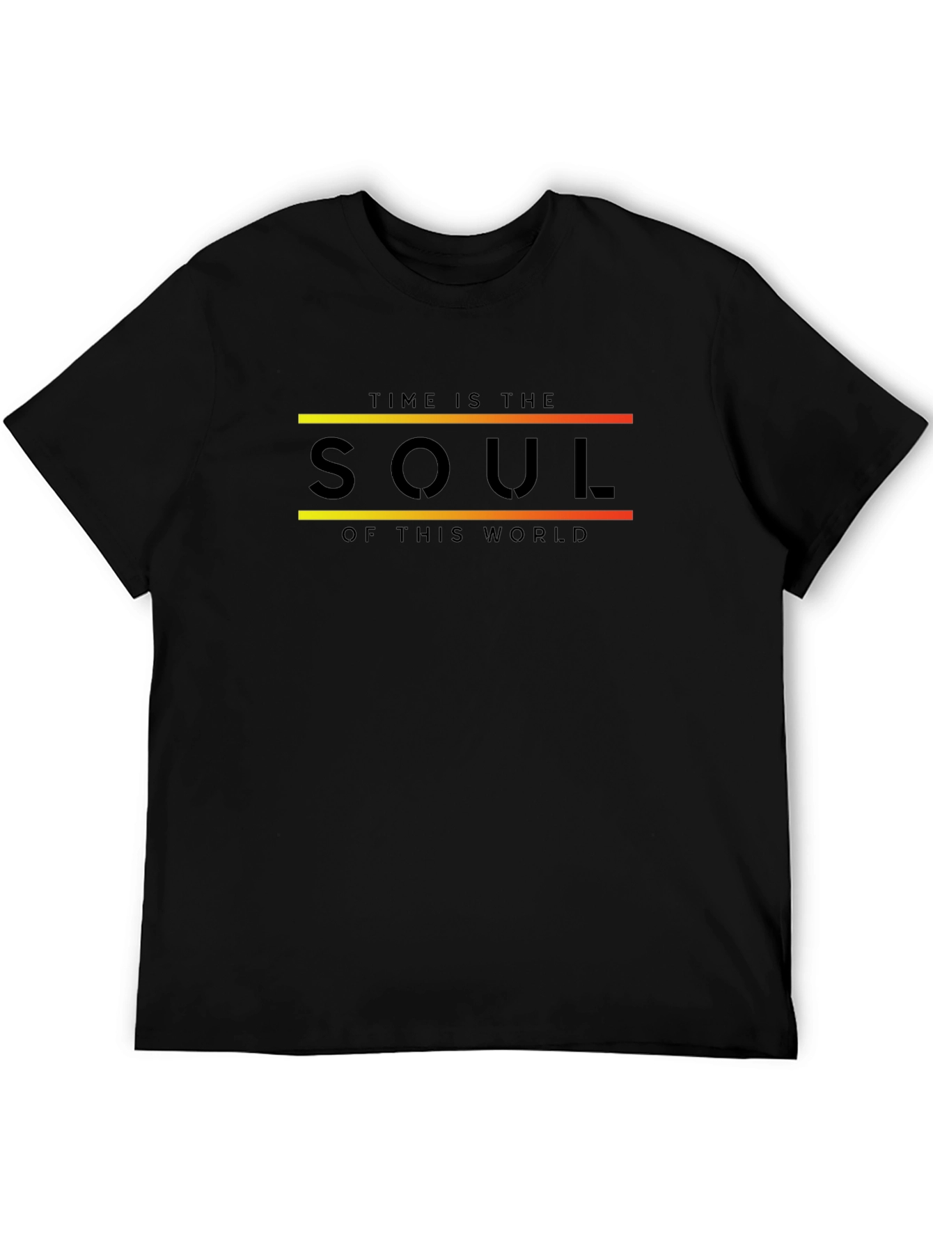 Time is the Soul Graphic Tee - Black