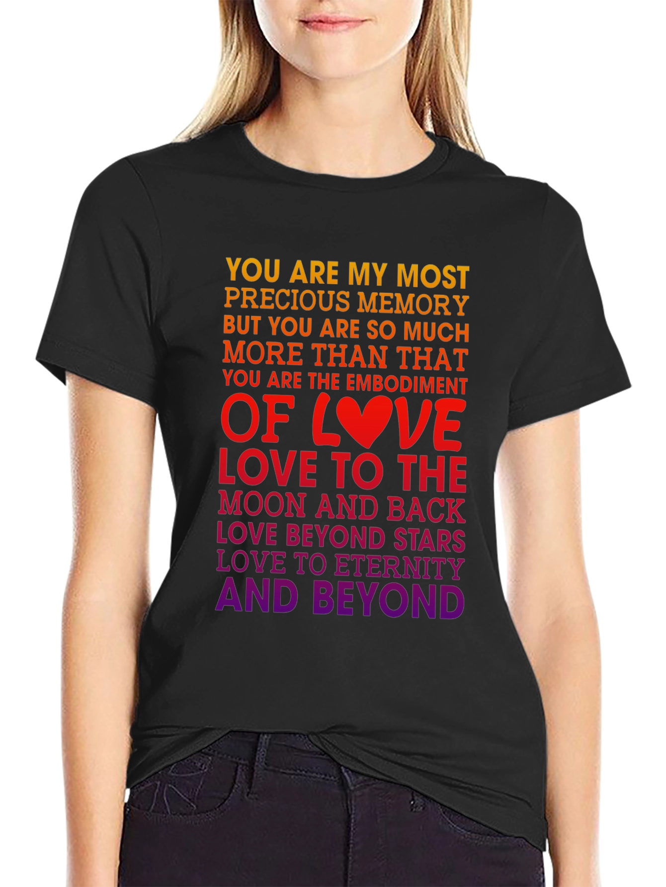 Love Embodiment Graphic Tee - Heart Design