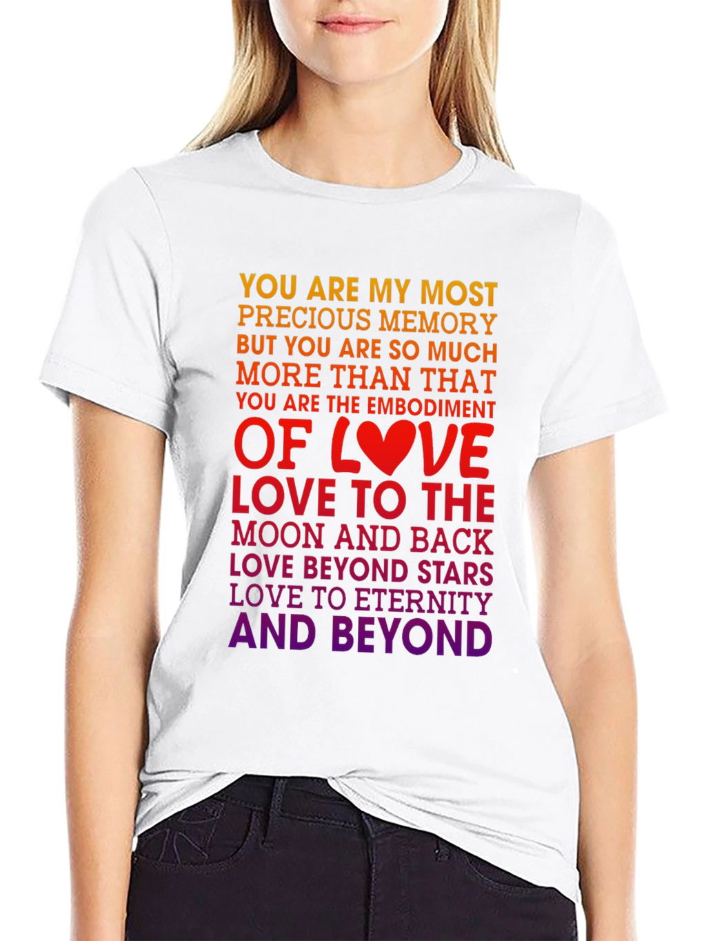 Love Embodiment Graphic Tee - Heart Design