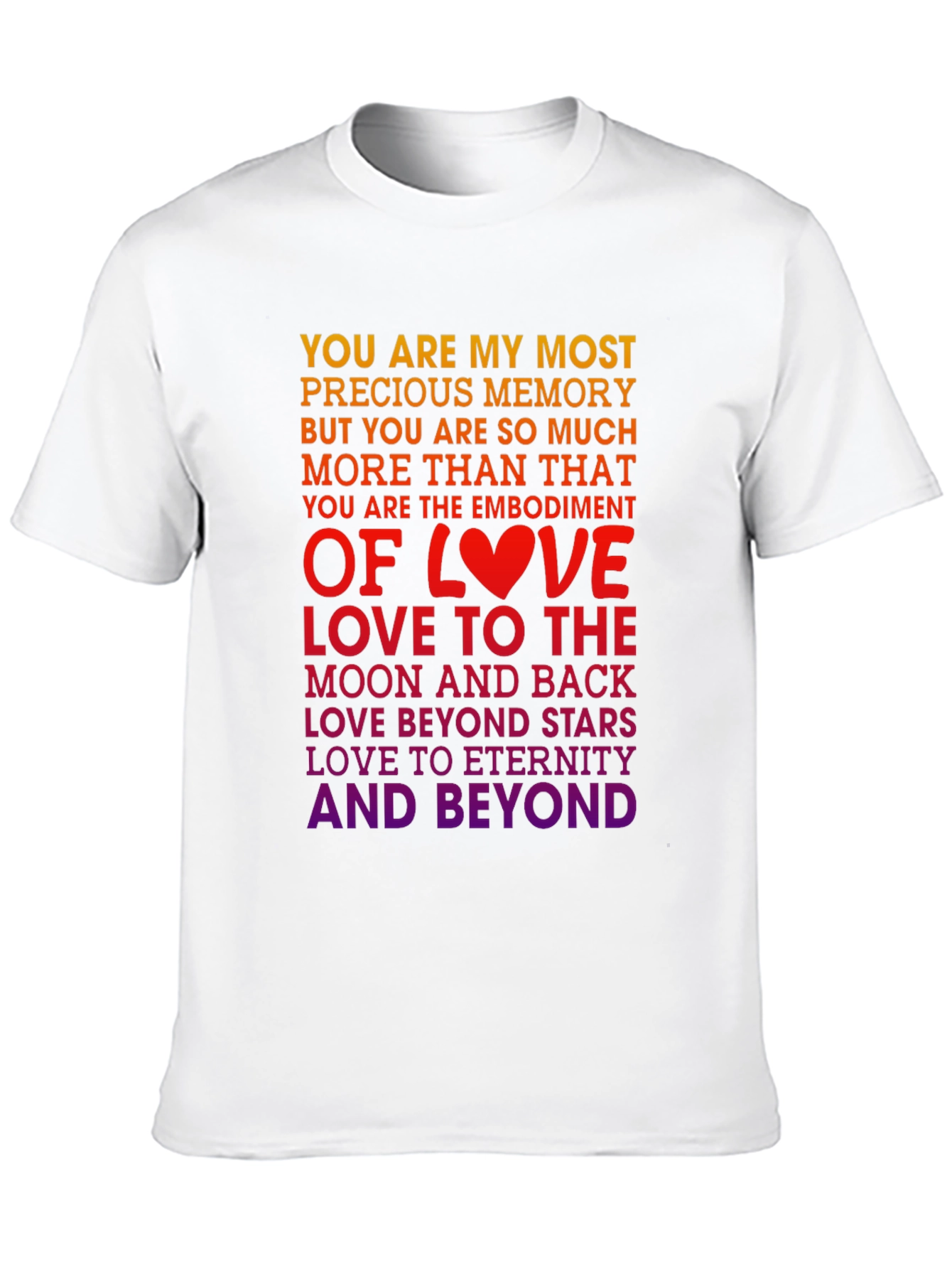 Love Embodiment Graphic Tee - Heart Design