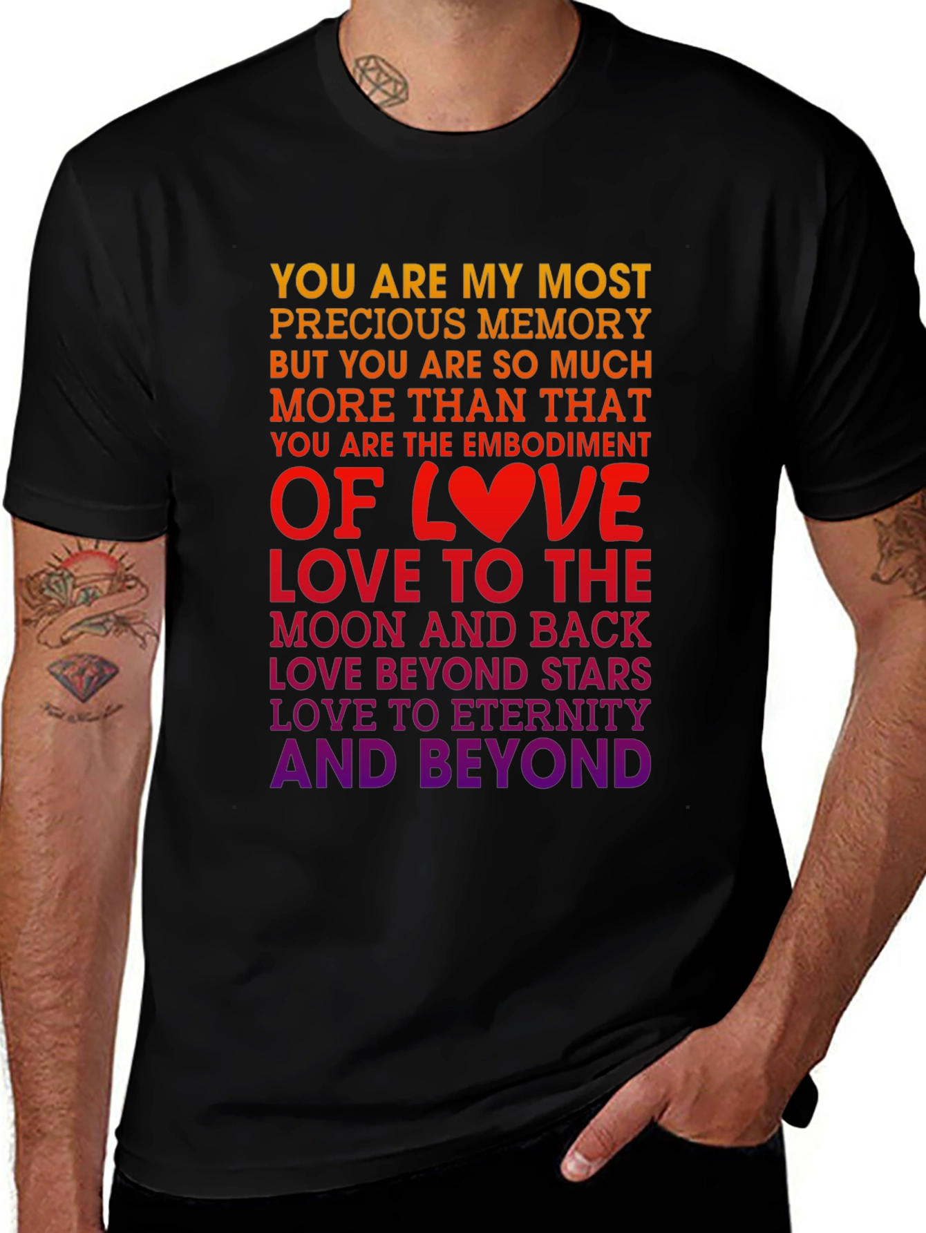 Love Embodiment Graphic Tee - Heart Design