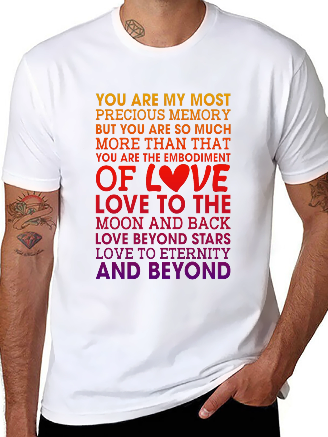 Love Embodiment Graphic Tee - Heart Design