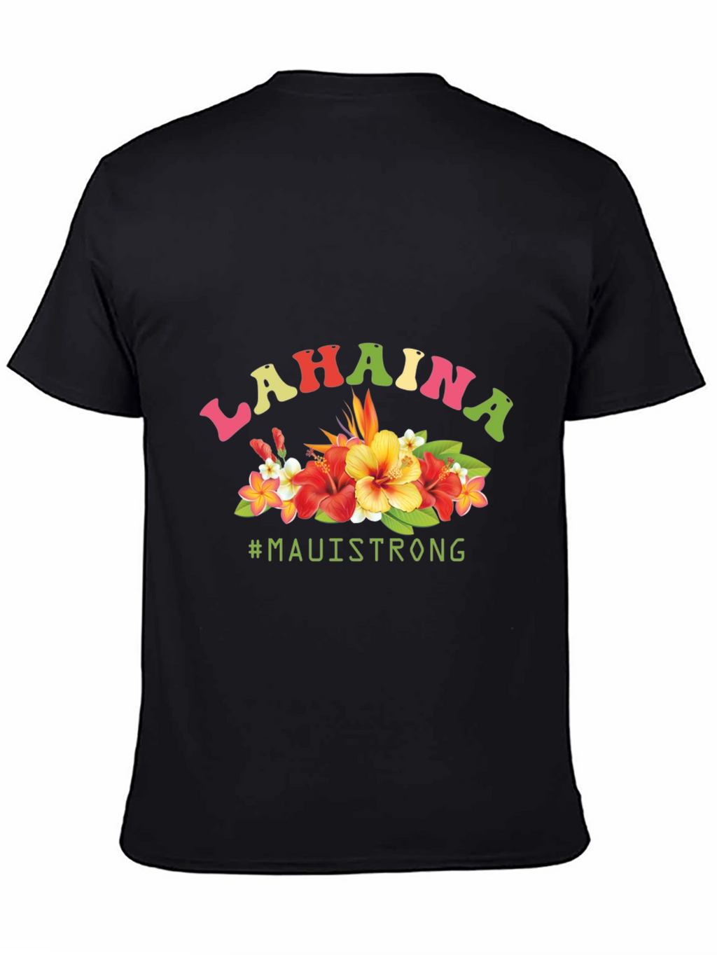Lahaina Maui Strong Floral Graphic Tee