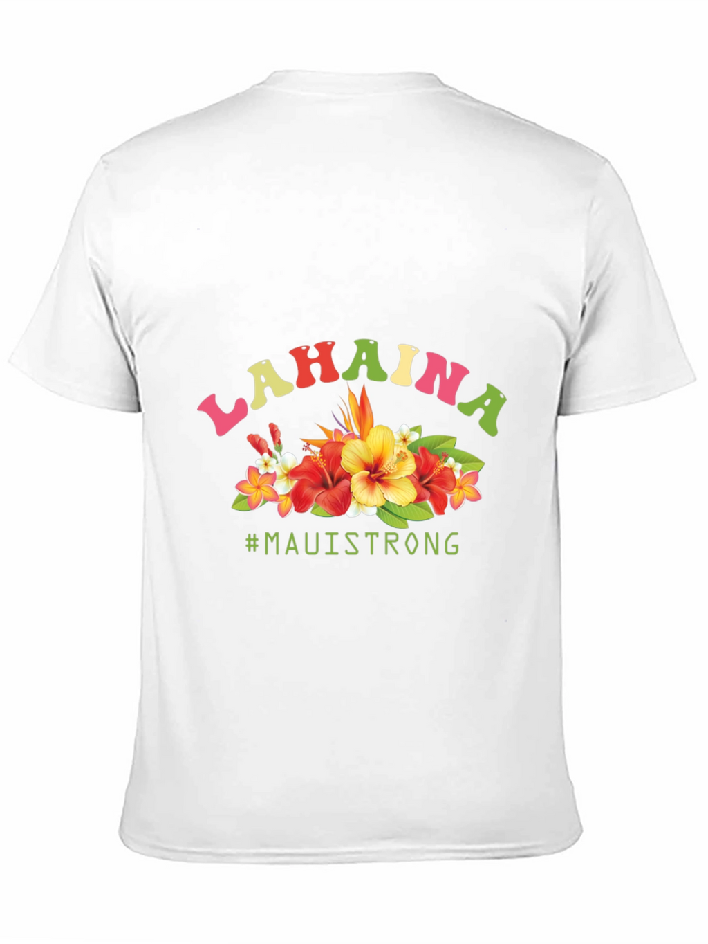 Lahaina Maui Strong Floral Graphic Tee