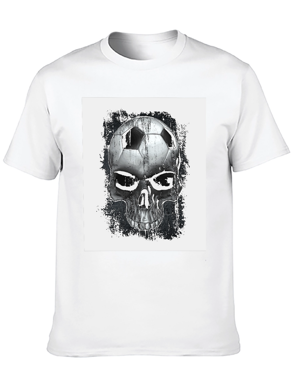 Soccer Skull Graphic T-Shirt