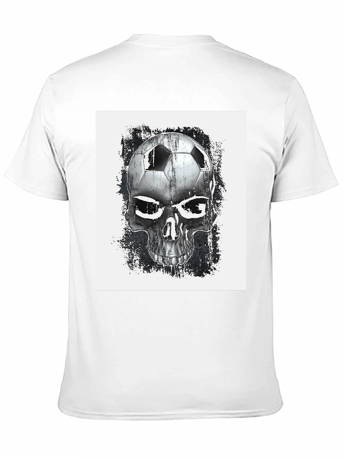 Soccer Skull Graphic T-Shirt