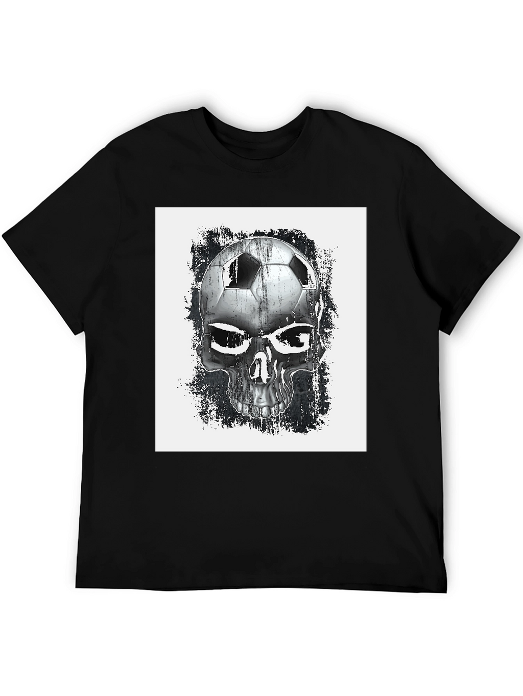 Soccer Skull Graphic T-Shirt