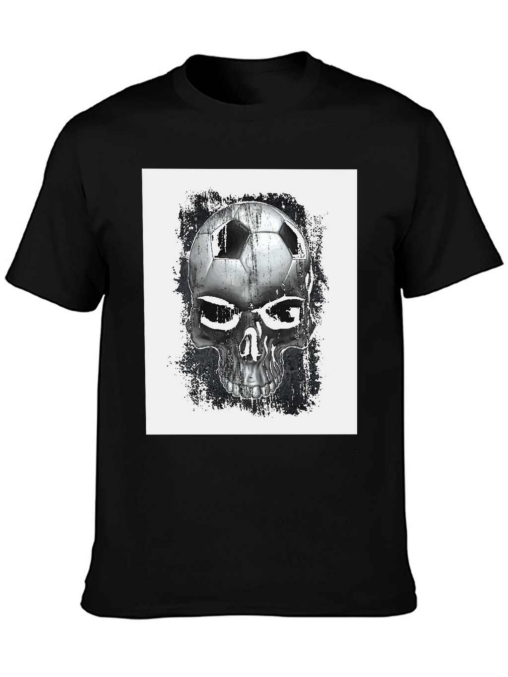 Soccer Skull Graphic T-Shirt