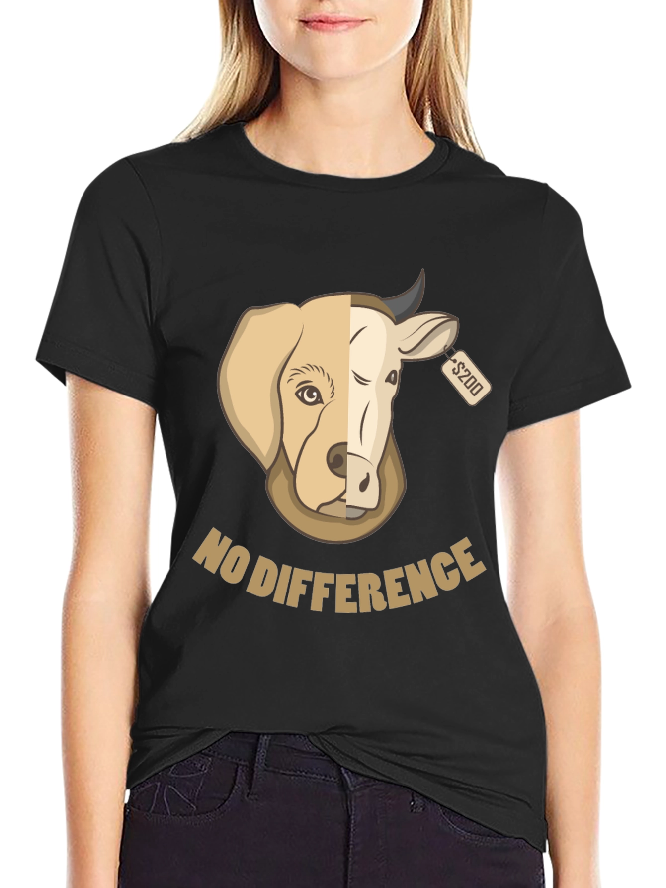 No Difference T-Shirt: Vegan Awareness Apparel