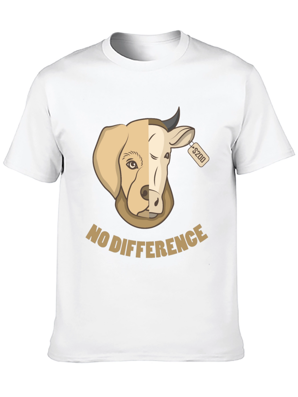 No Difference T-Shirt: Vegan Awareness Apparel