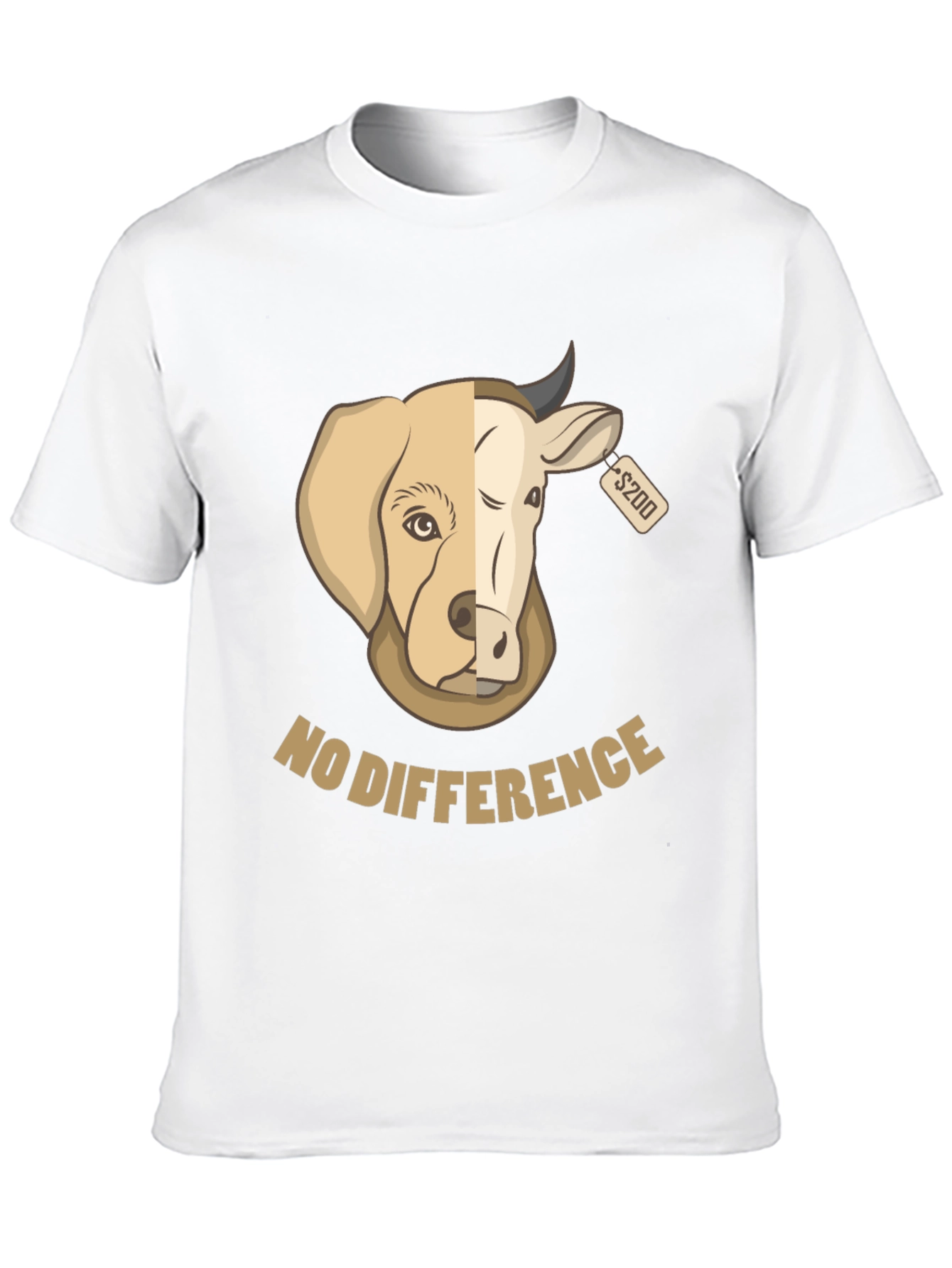 No Difference T-Shirt: Vegan Awareness Apparel