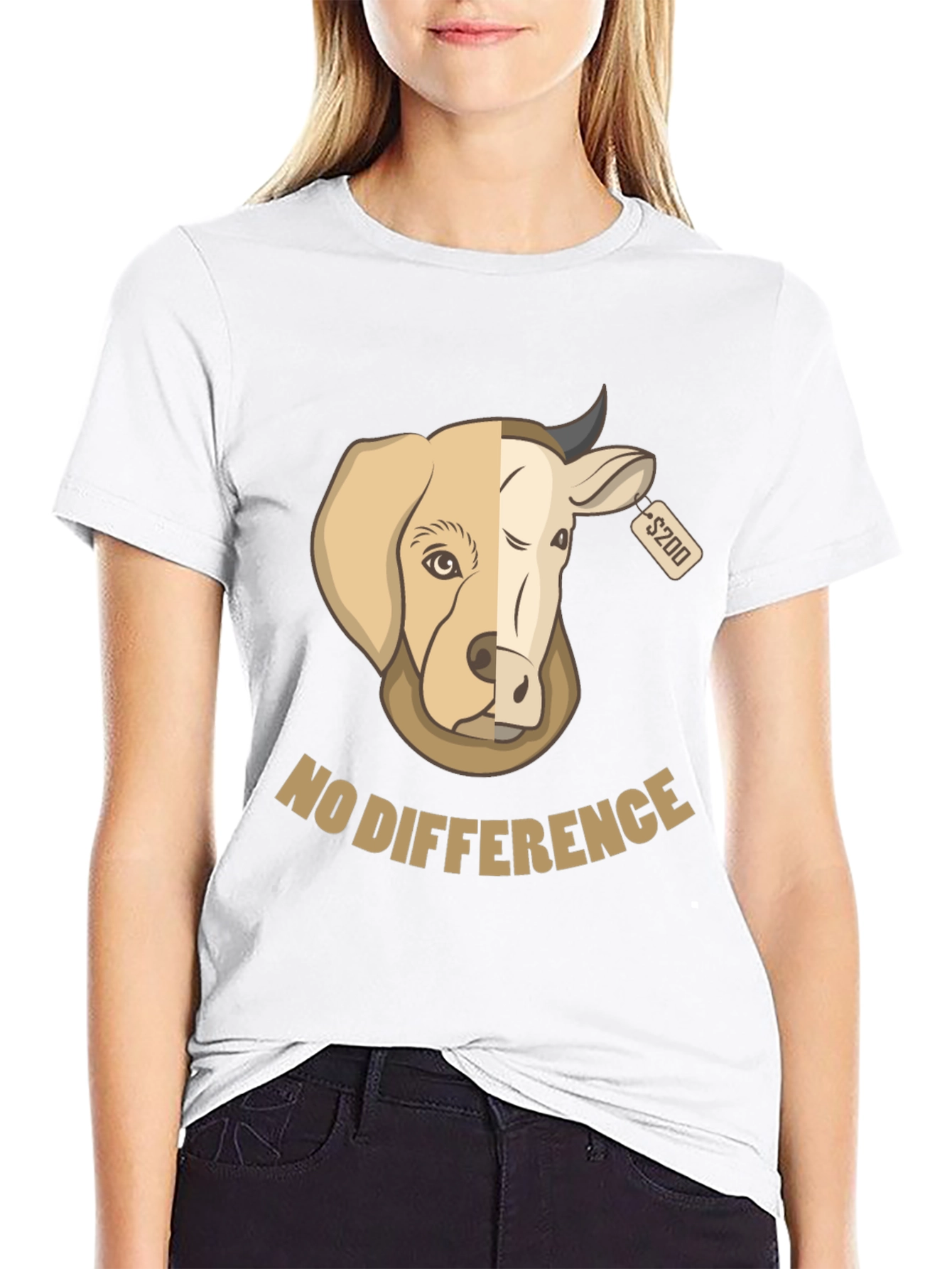 No Difference T-Shirt: Vegan Awareness Apparel