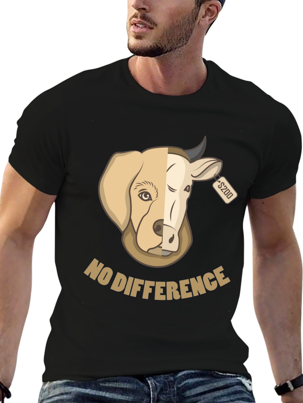 No Difference T-Shirt: Vegan Awareness Apparel