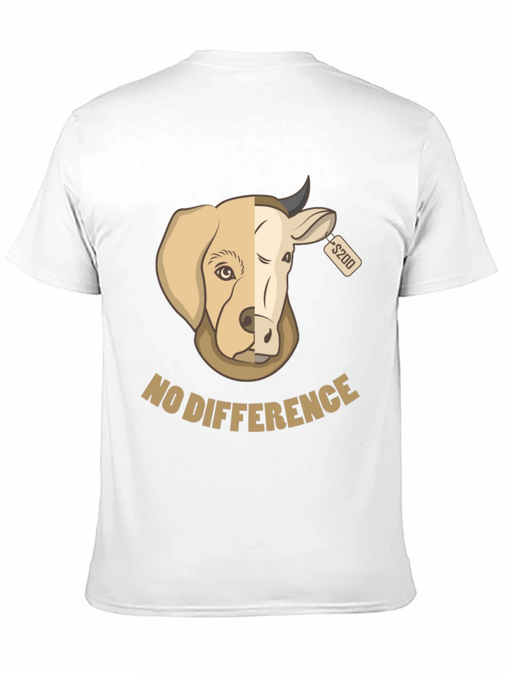 No Difference T-Shirt: Vegan Awareness Apparel