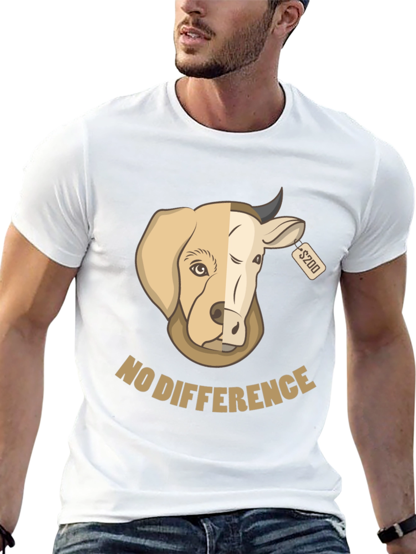 No Difference T-Shirt: Vegan Awareness Apparel