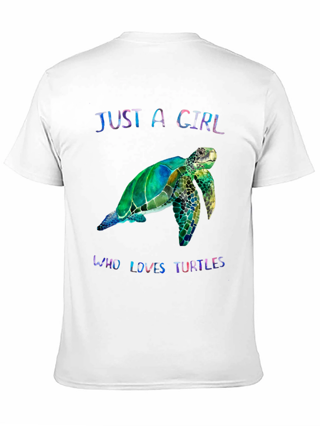 Just A Girl Who Loves Turtles T-Shirt