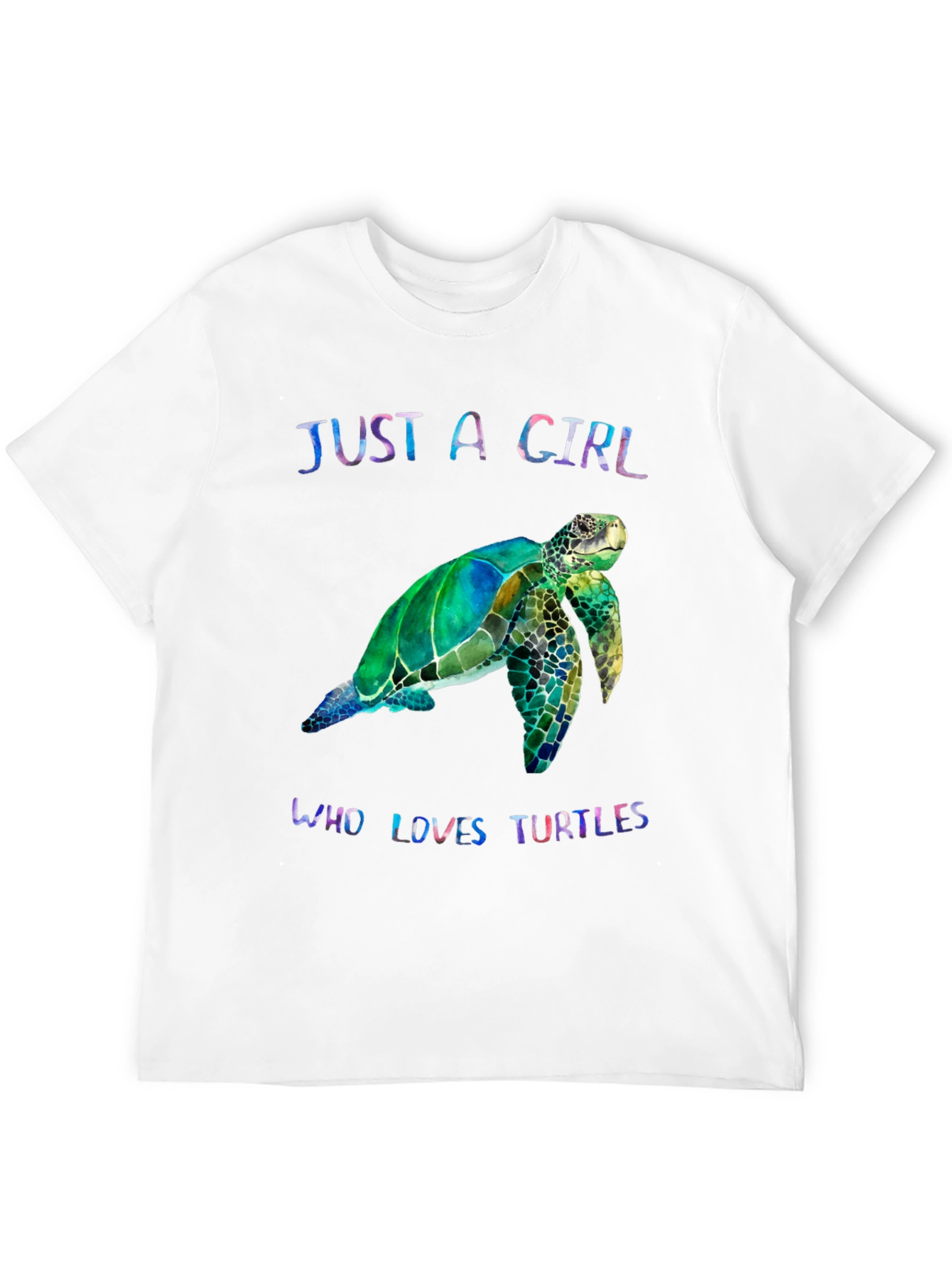 Just A Girl Who Loves Turtles T-Shirt