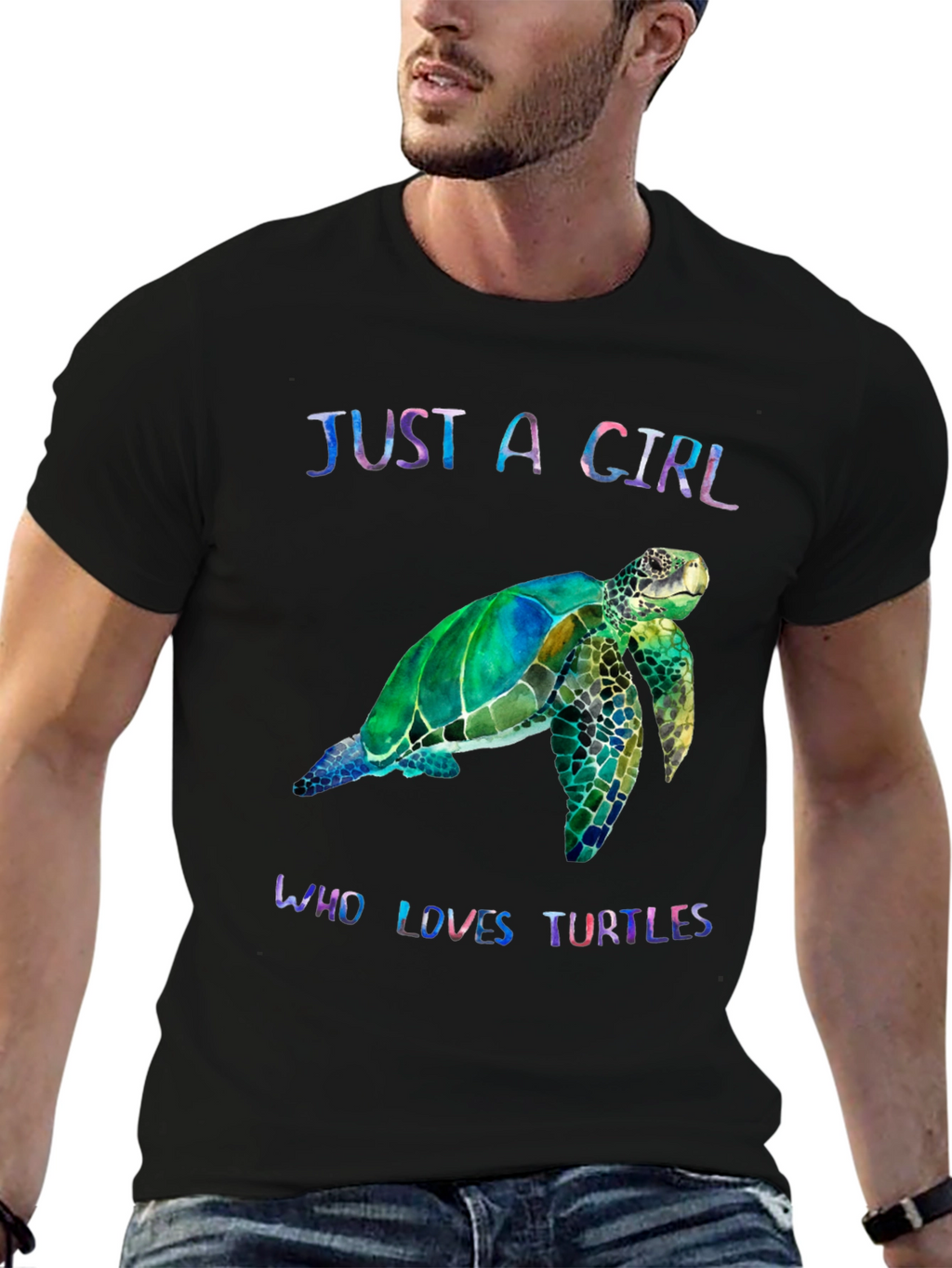 Just A Girl Who Loves Turtles T-Shirt