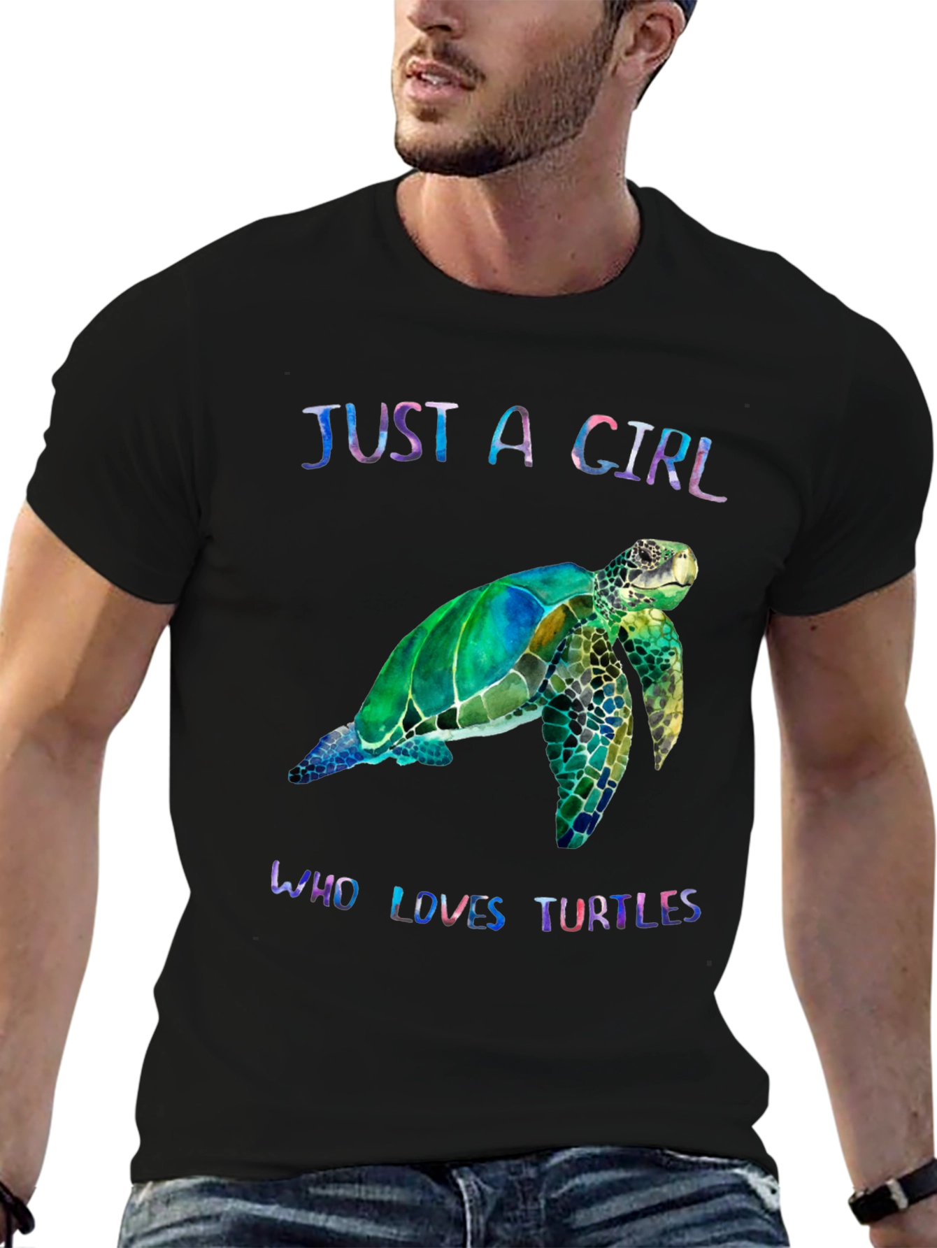 Just A Girl Who Loves Turtles T-Shirt