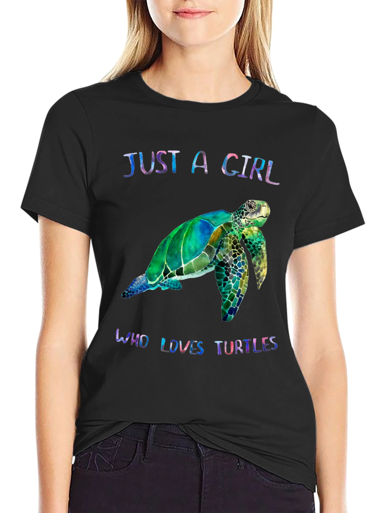 Just A Girl Who Loves Turtles T-Shirt