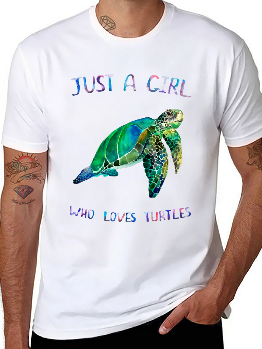 Just A Girl Who Loves Turtles T-Shirt