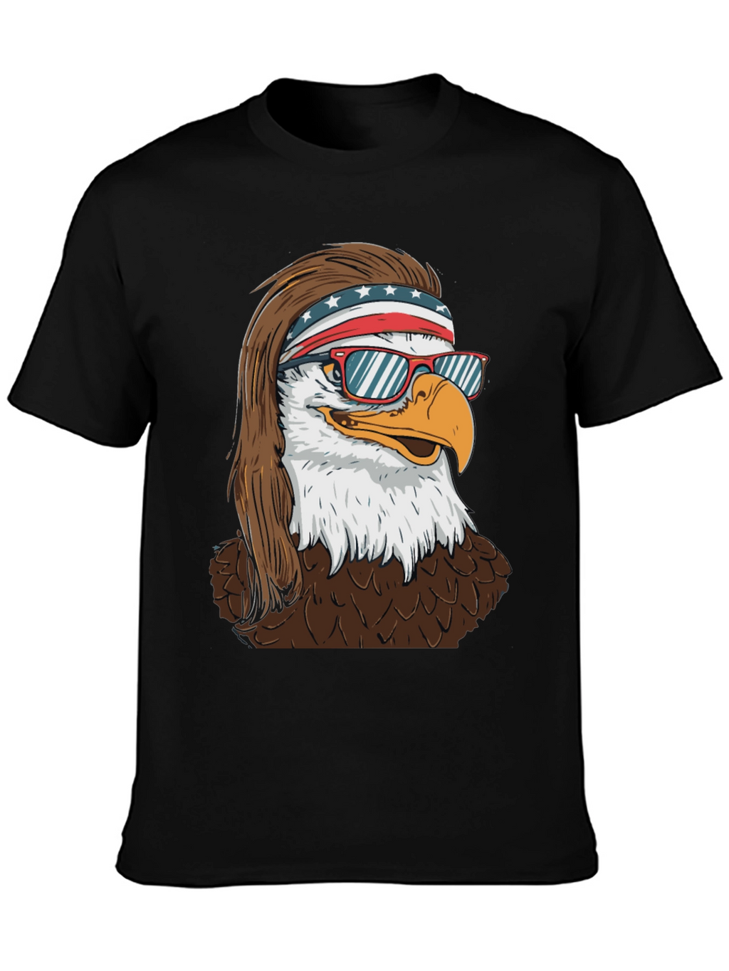 Eagle Mullet Patriotic T-Shirt
