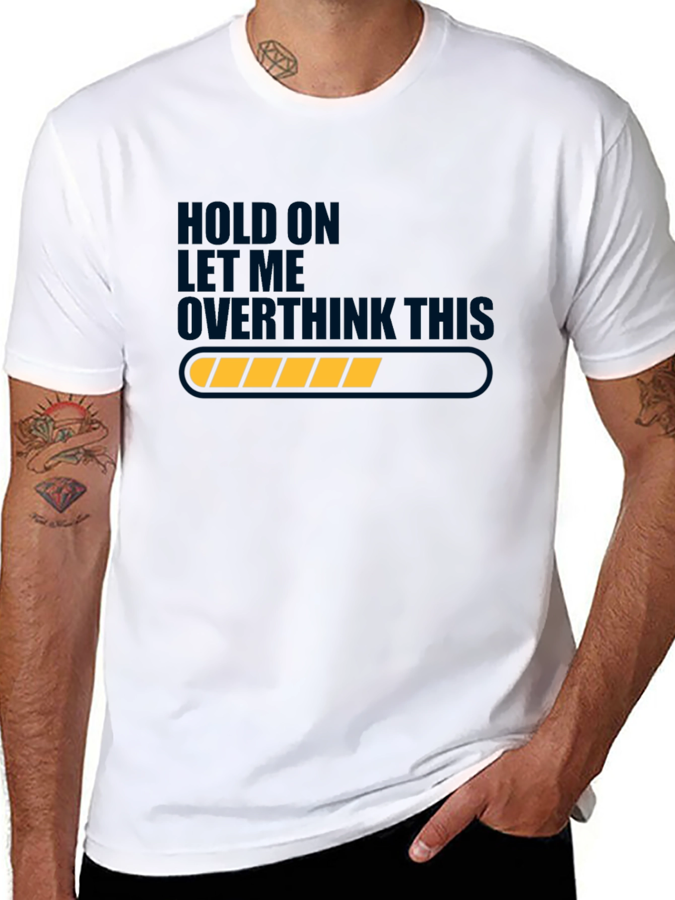 Overthinking T-Shirt - Funny Sarcastic Tee for Thinkers