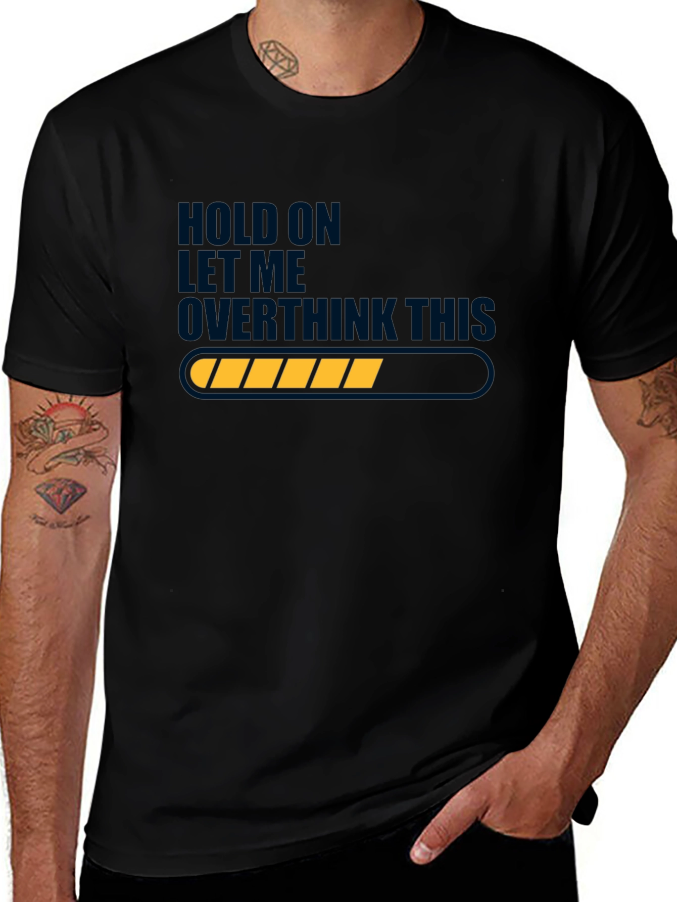 Overthinking T-Shirt - Funny Sarcastic Tee for Thinkers
