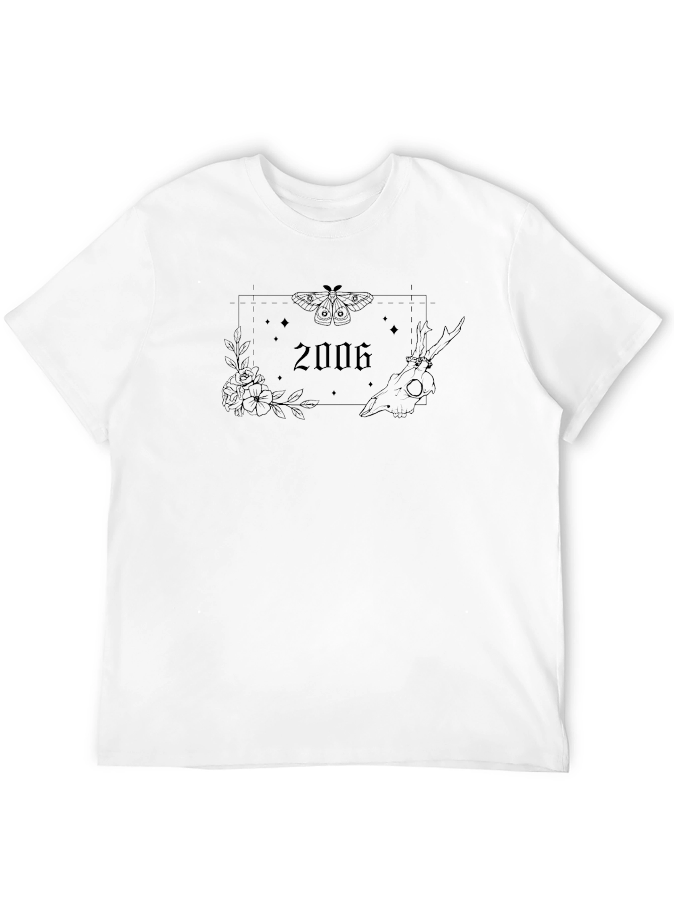 Edgy 2006 Graphic Tee - Black