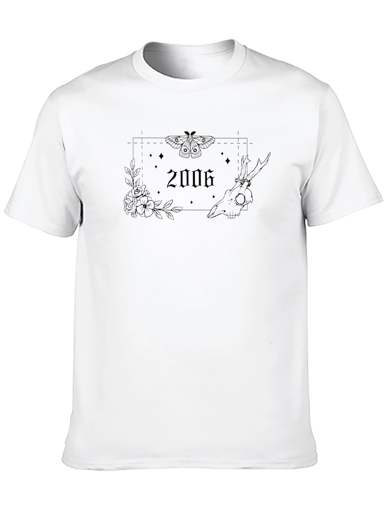 Edgy 2006 Graphic Tee - Black